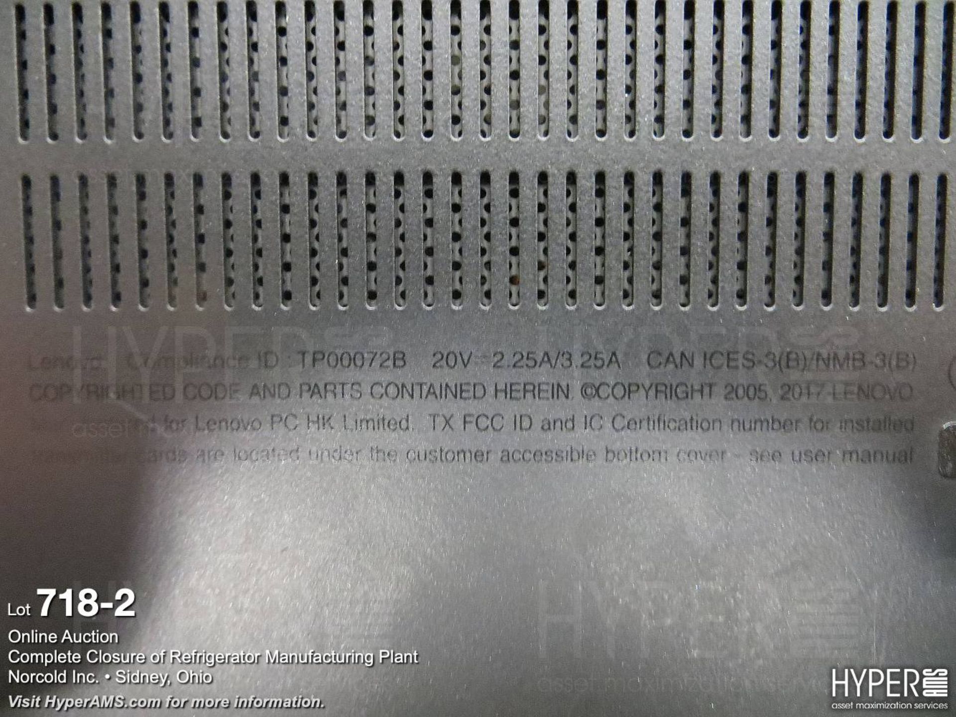 (2) Lenovo Thinkpads - Image 3 of 6