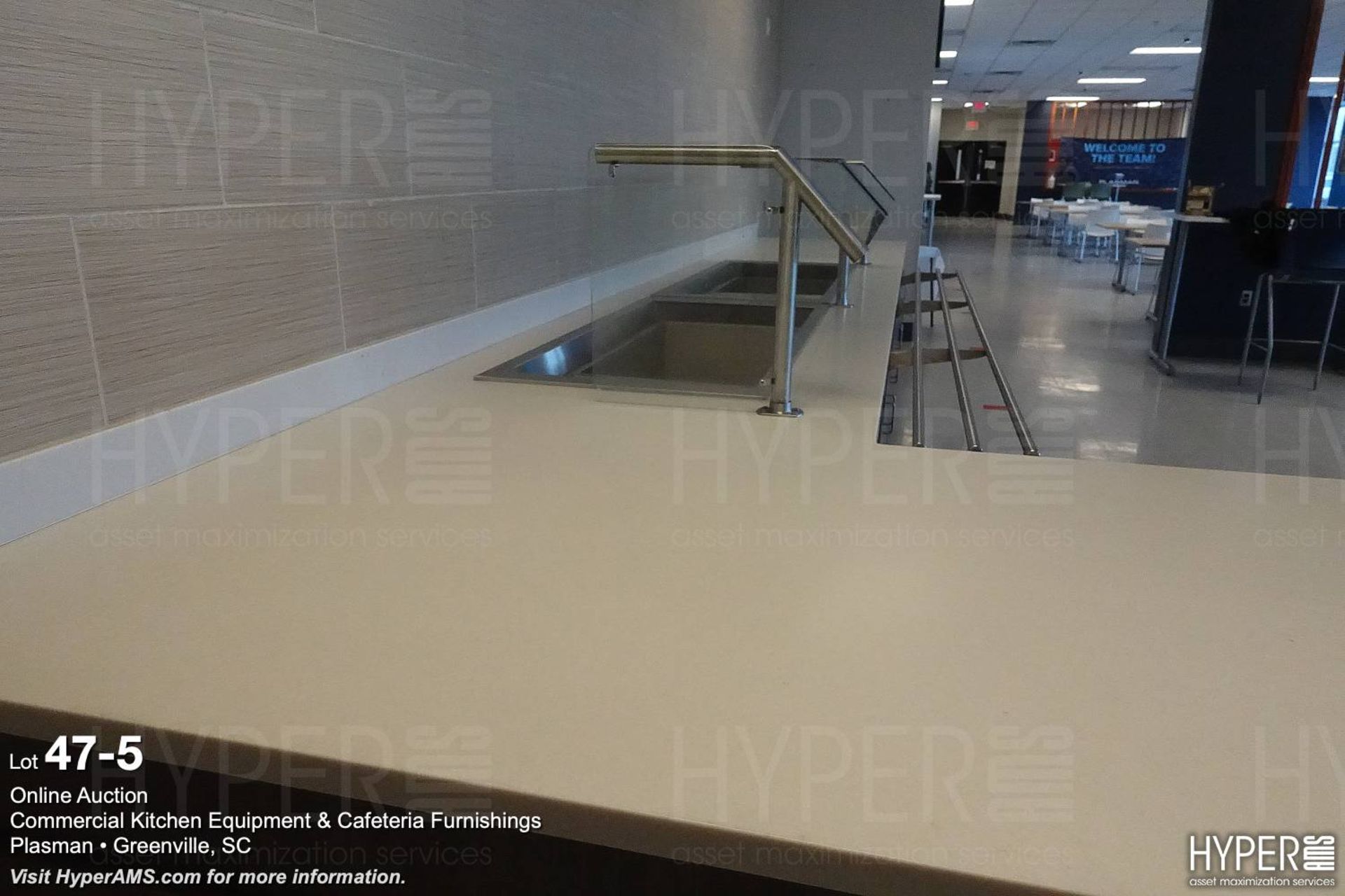 Cafeteria service line and retail counters - Image 6 of 17