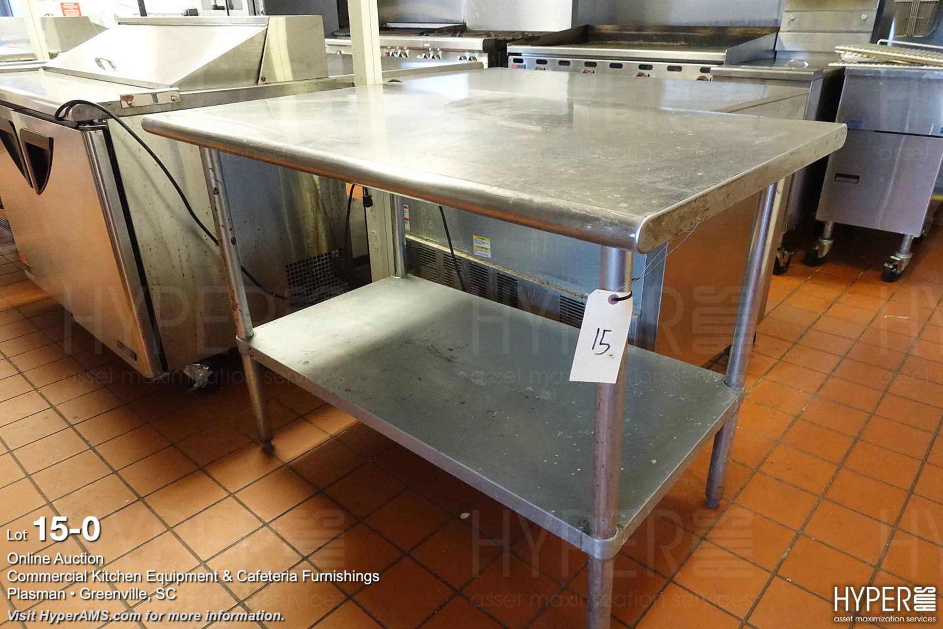 Stainless steel work table - NSF