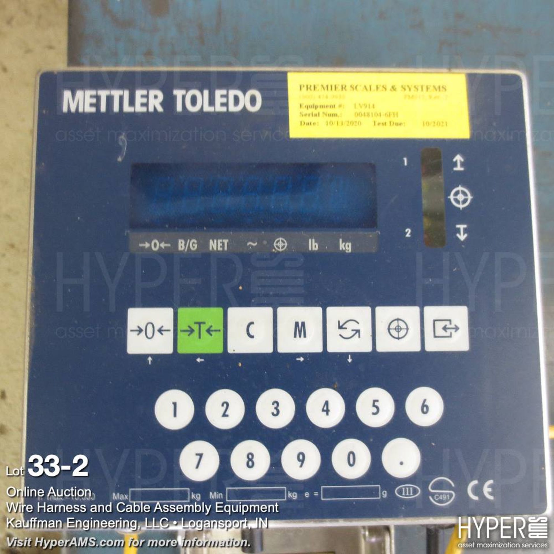 Mettler Toledo 48" x 48" floor scale - Image 2 of 2