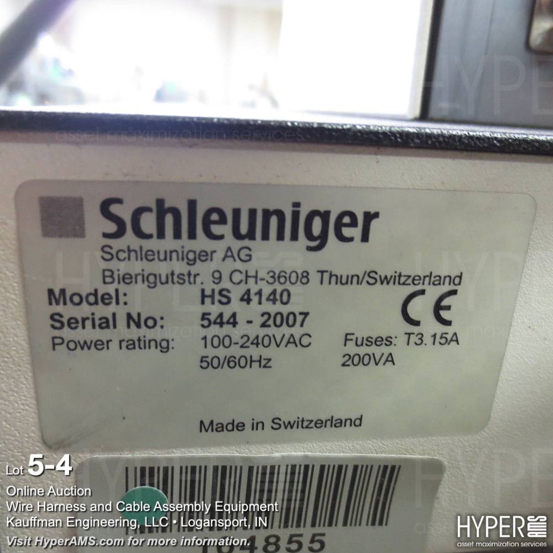 Schleuniger HS4140 stamper - Image 4 of 5