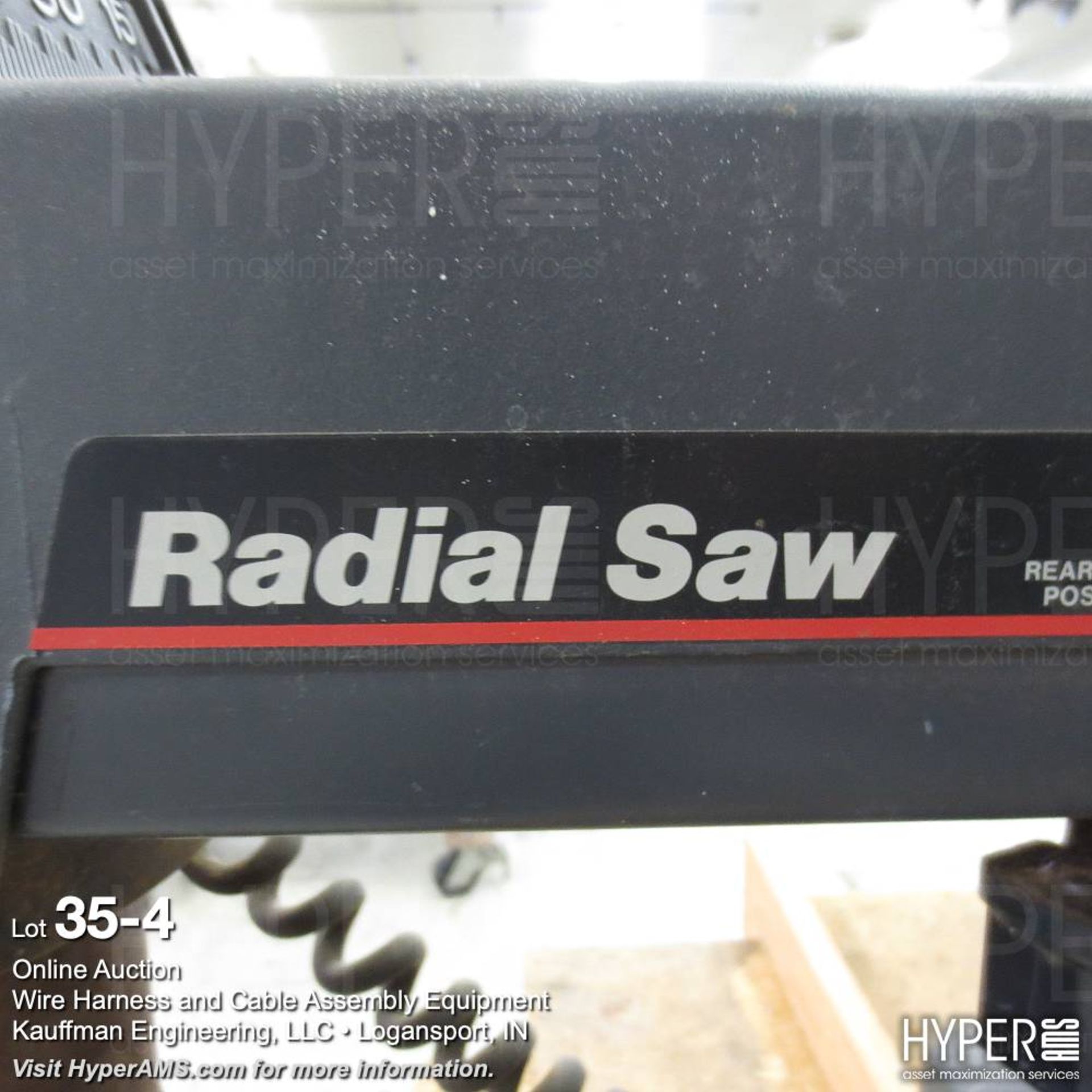 Craftsman 10" radial saw - Image 4 of 4