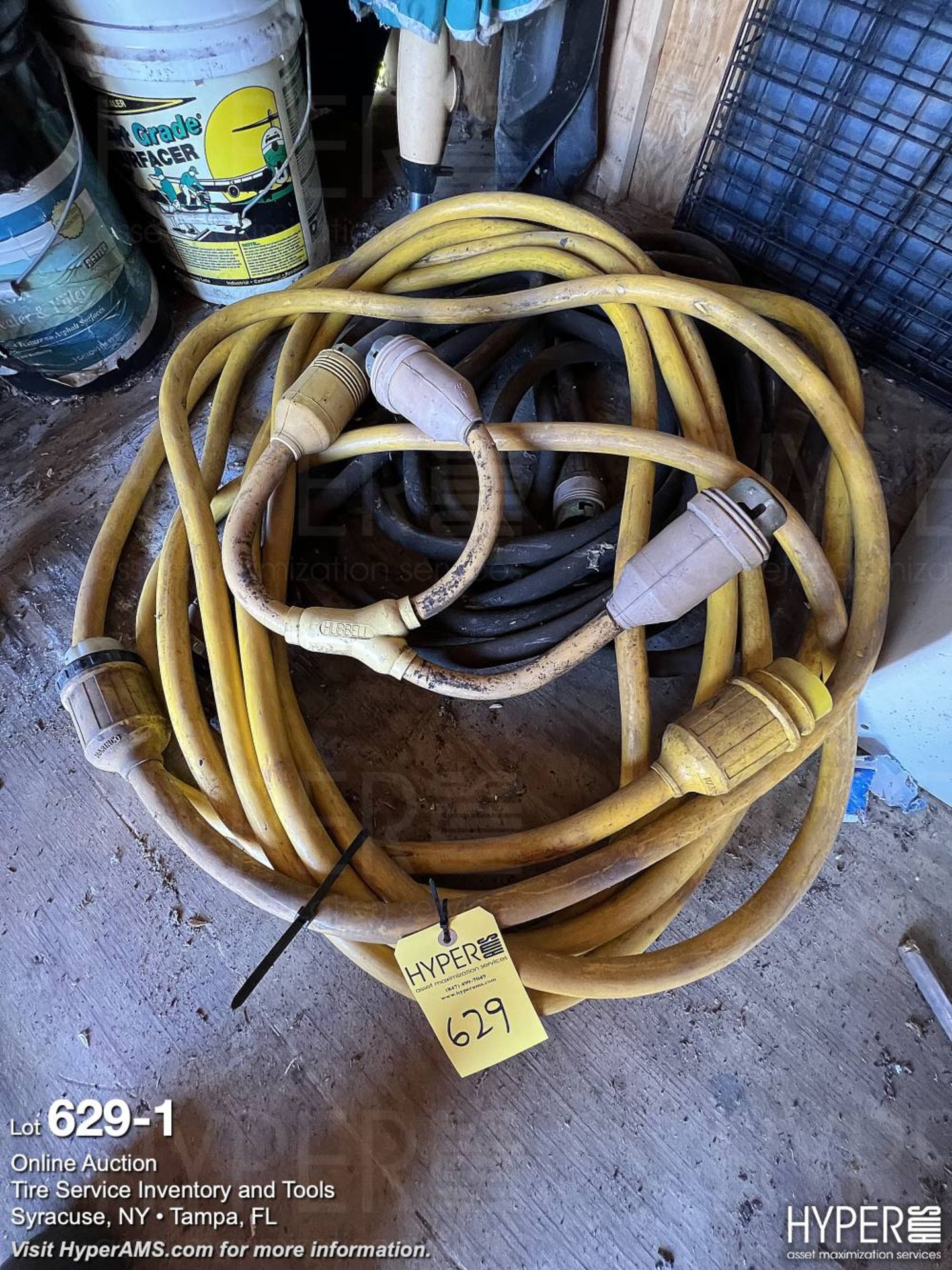 50' marine shore power cable