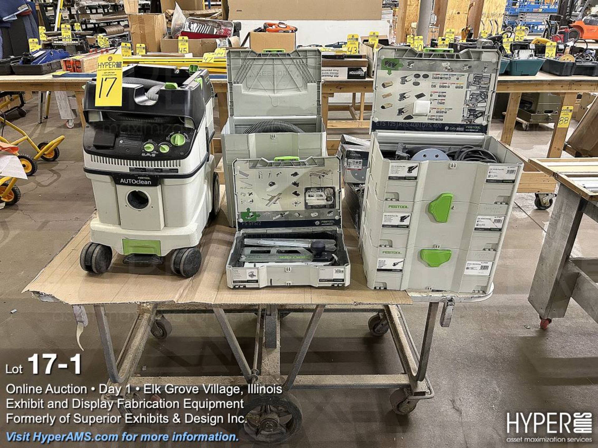 Festool tools and dust extractor