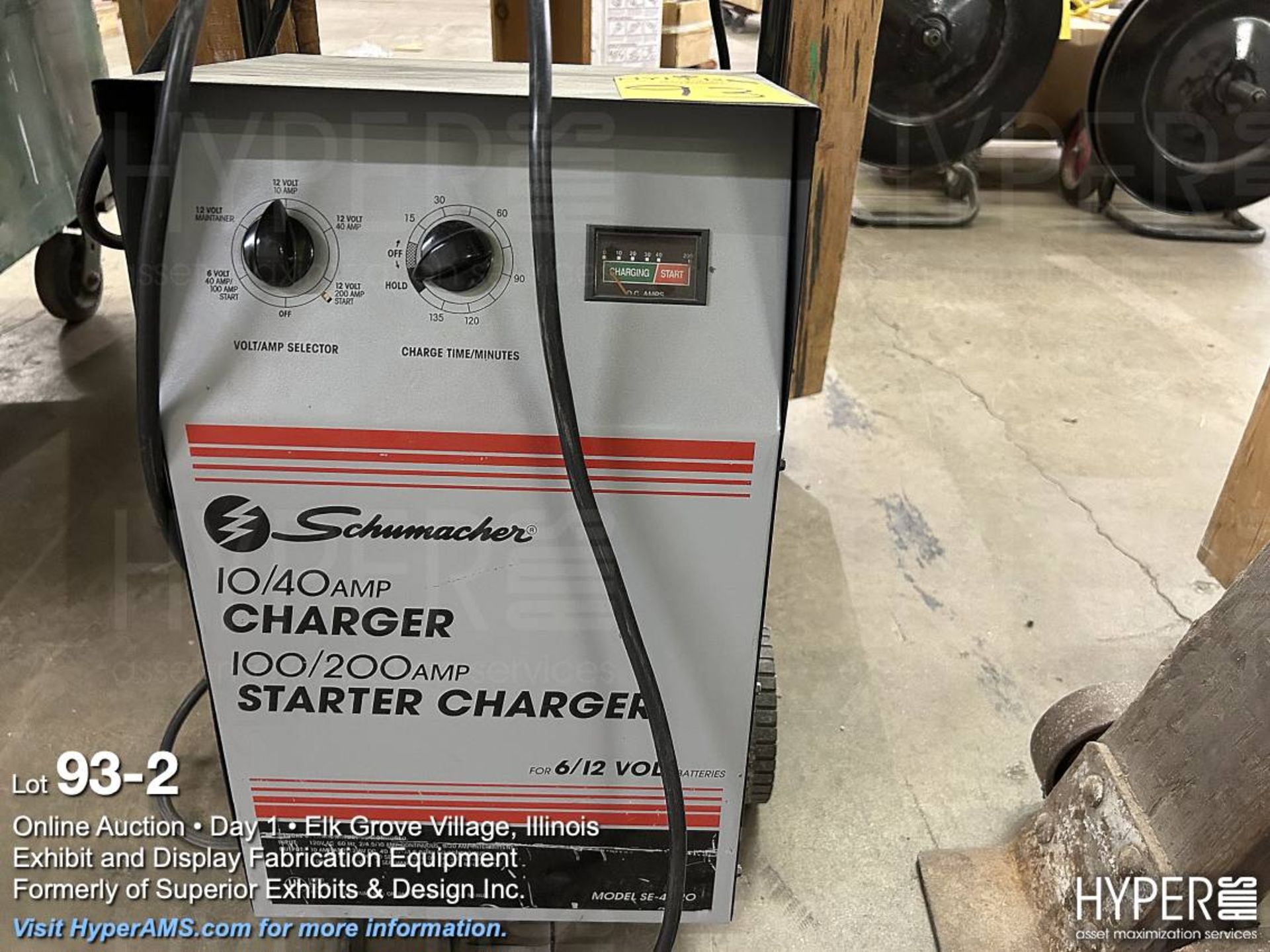 Schumacher 10/40 amp battery charger - Image 2 of 2