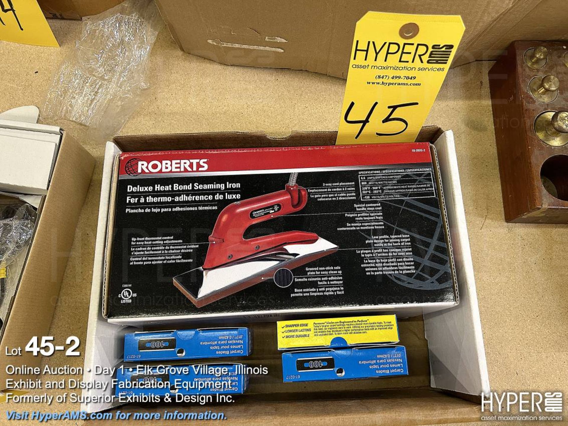 Roberts deluxe heat bond seaming iron - Image 2 of 2