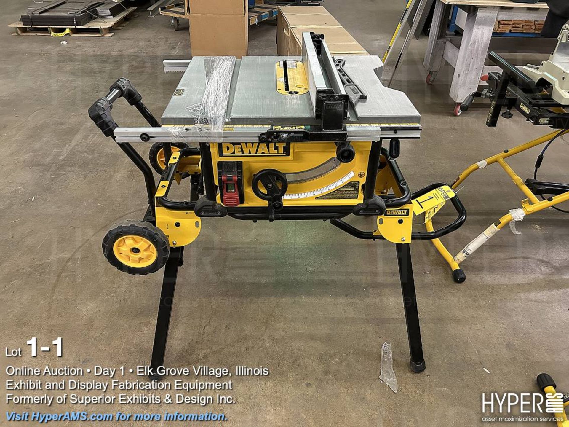 DeWalt portable table saw