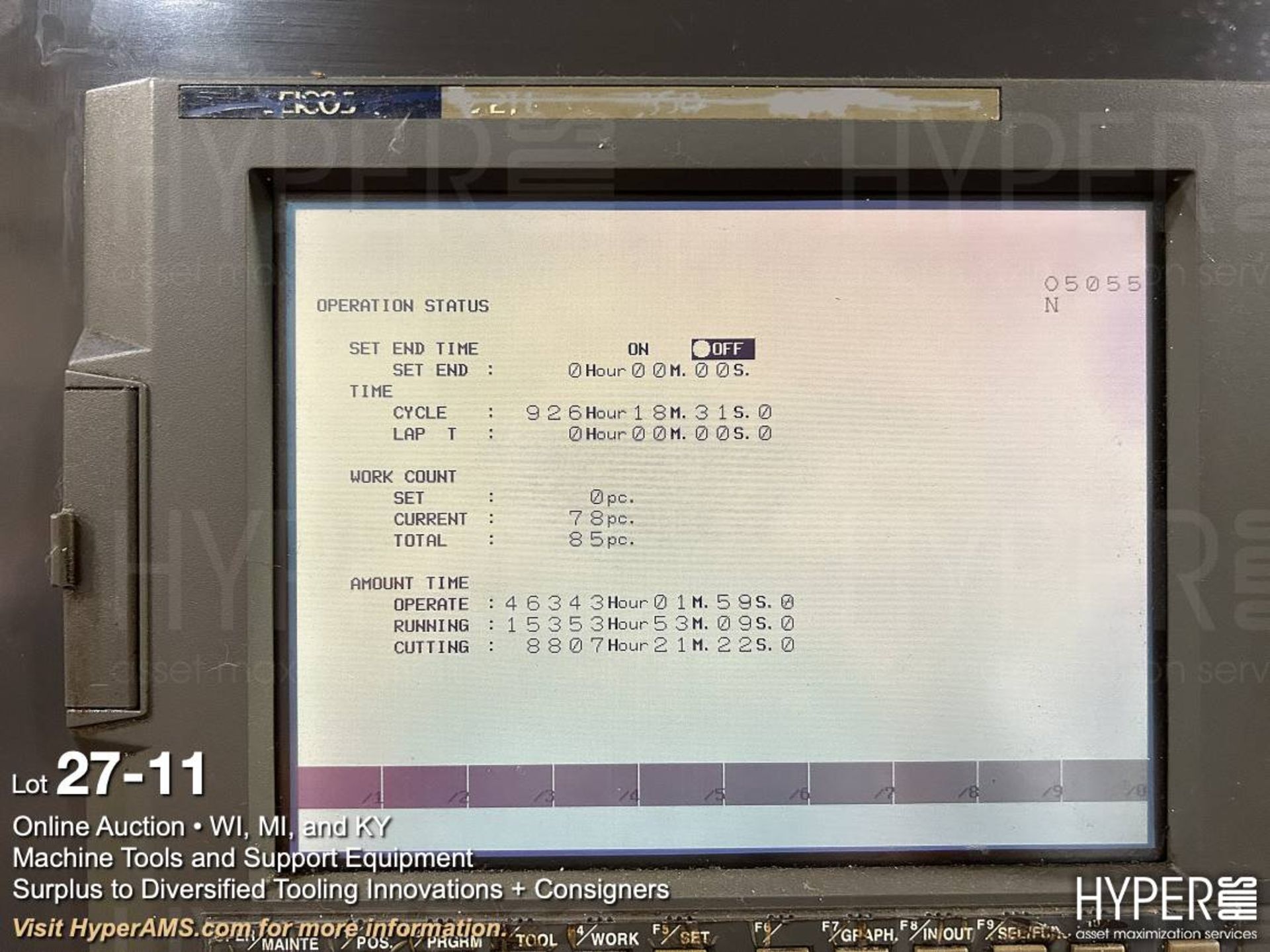 Hitachi Seiki CS20 CNC vertical machining center - Image 11 of 11