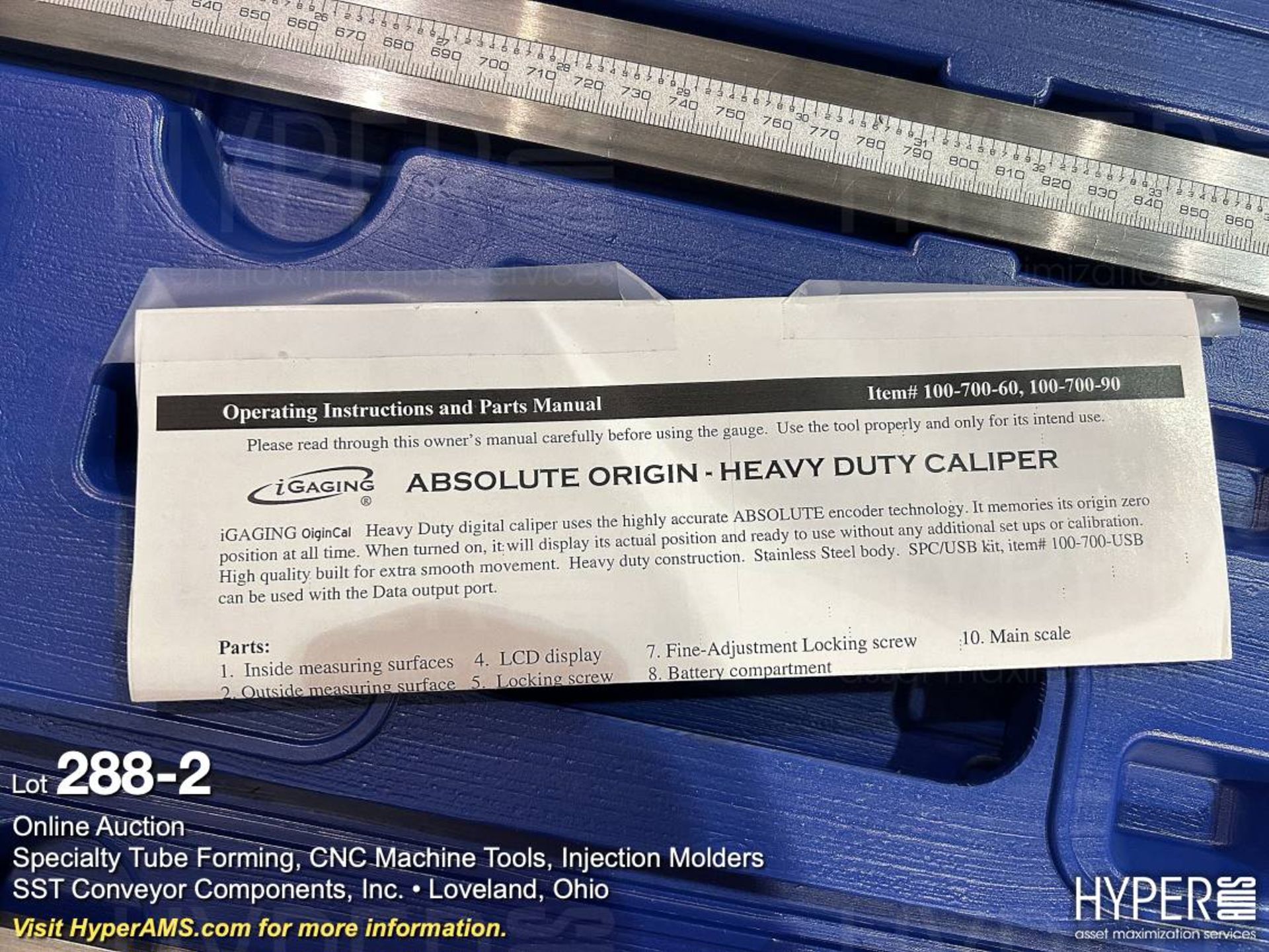 (2) iGAGING OriginCal absolute origin heavy-duty calipers - Image 2 of 4