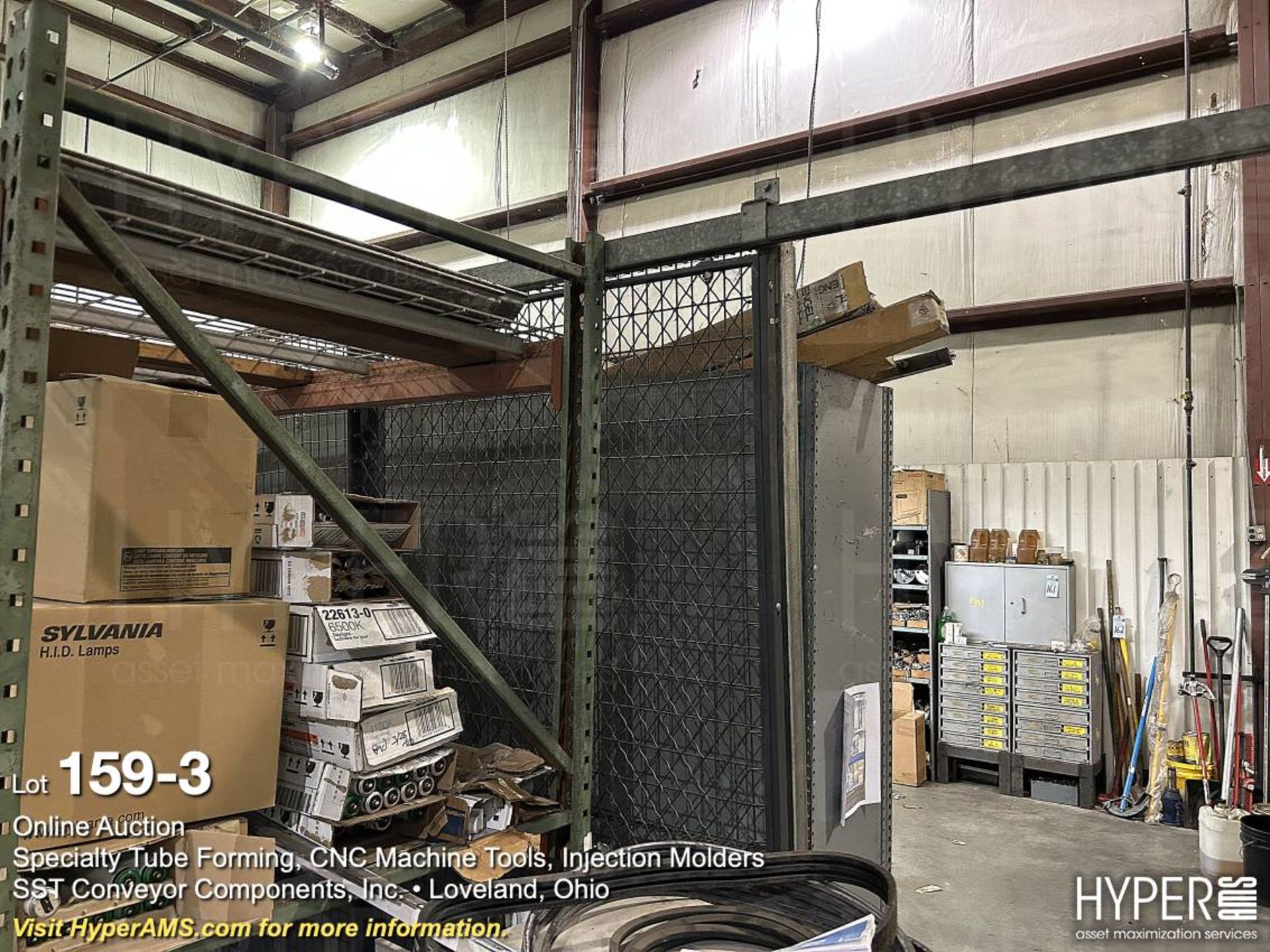 Pallet racking with contents - Image 3 of 5