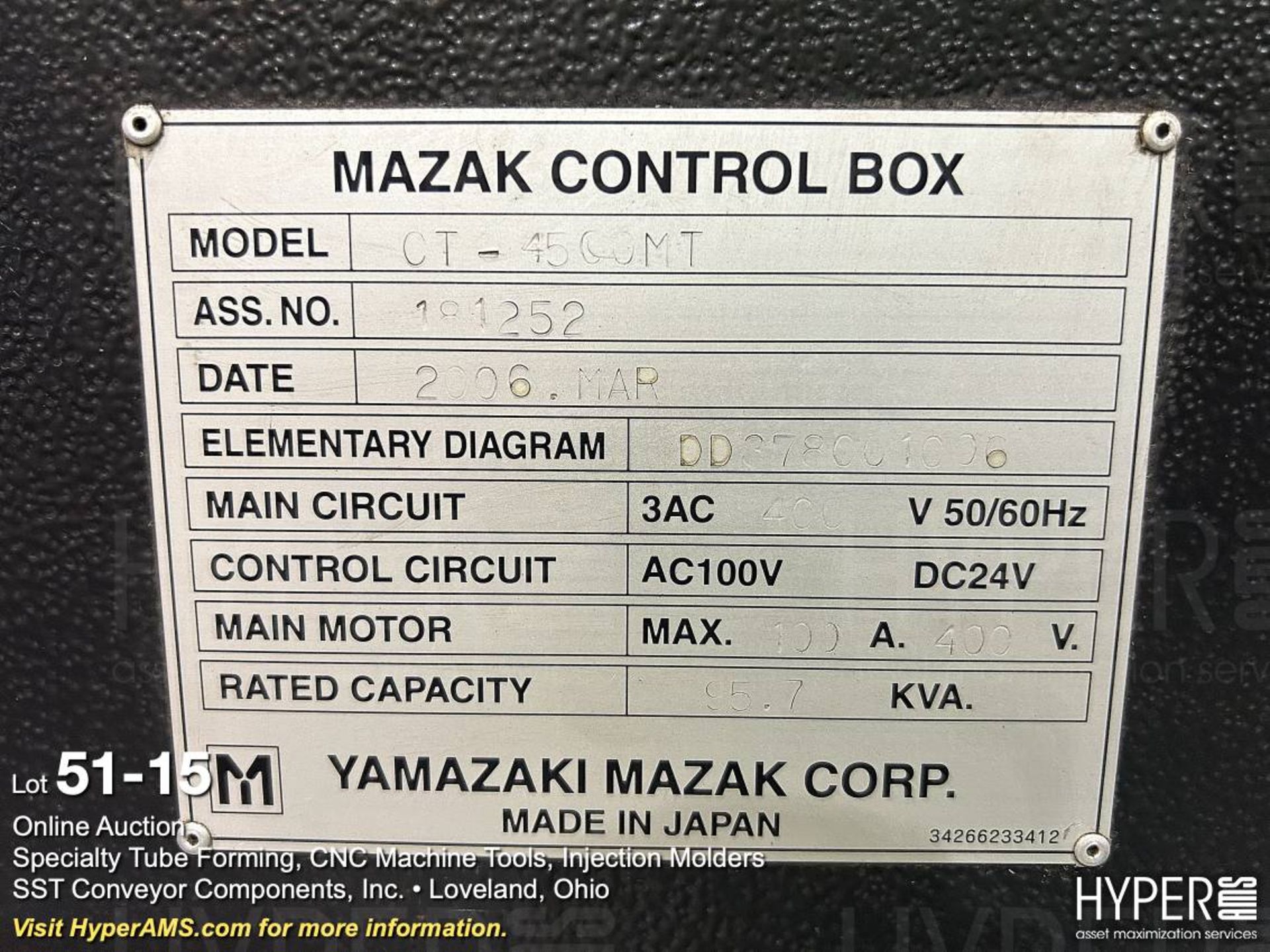 Mazak Cybertech Turn 4500MT CNC lathe - Image 15 of 23