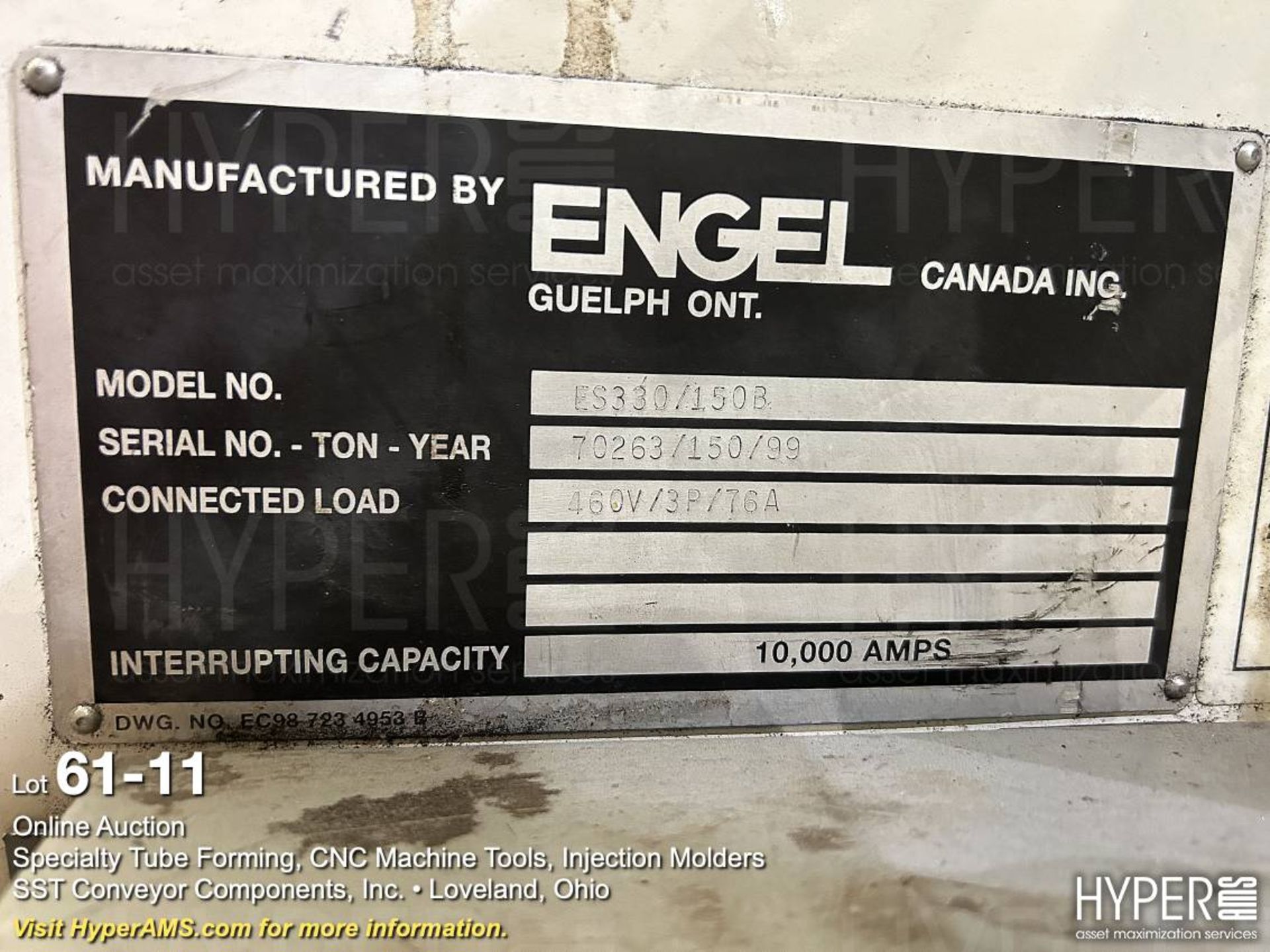 Engel 150 plastic injection mold machine - Bild 11 aus 18