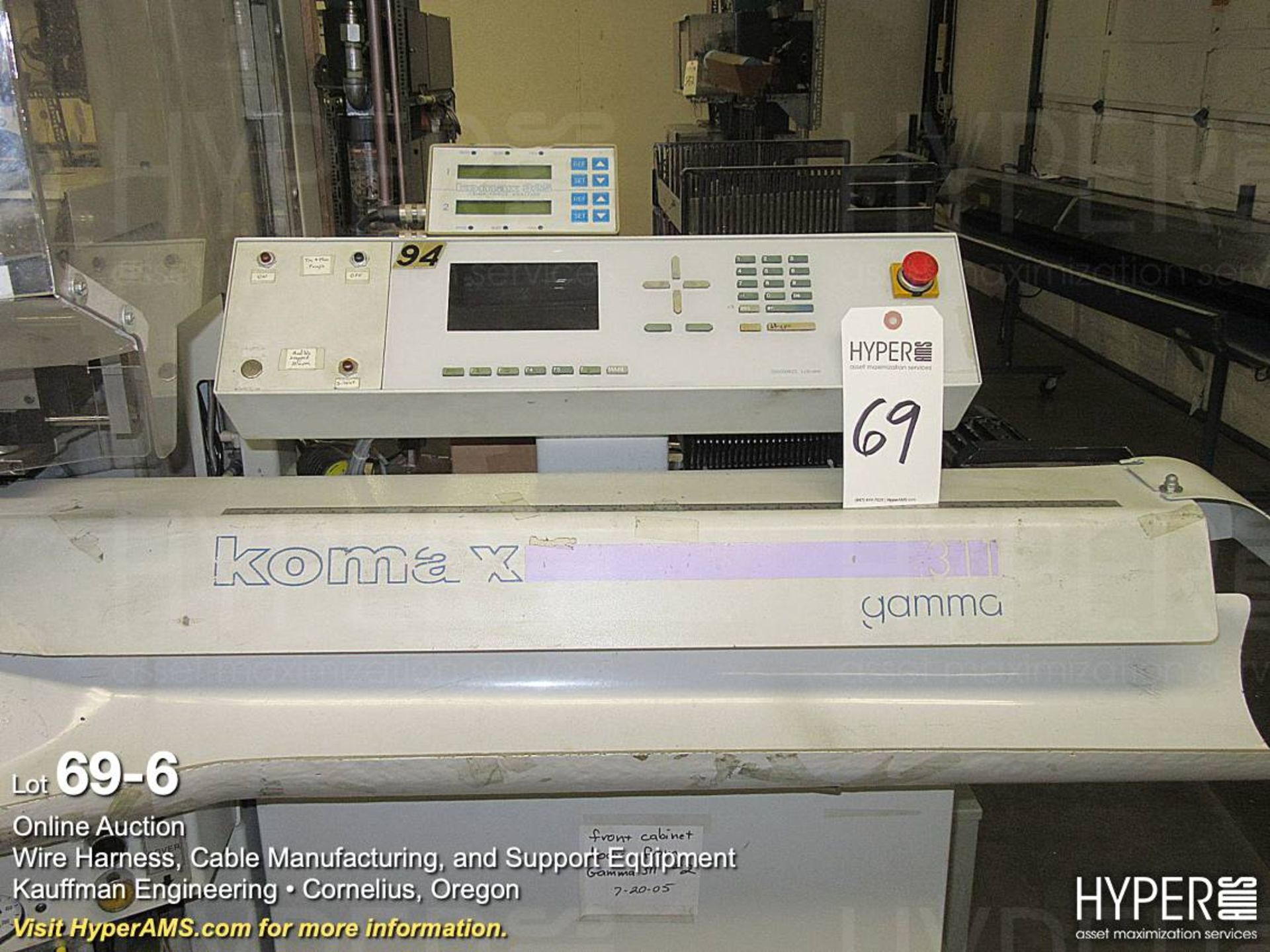Komax Gamma 311 fully automatic programmable wire processing machine - Image 6 of 9