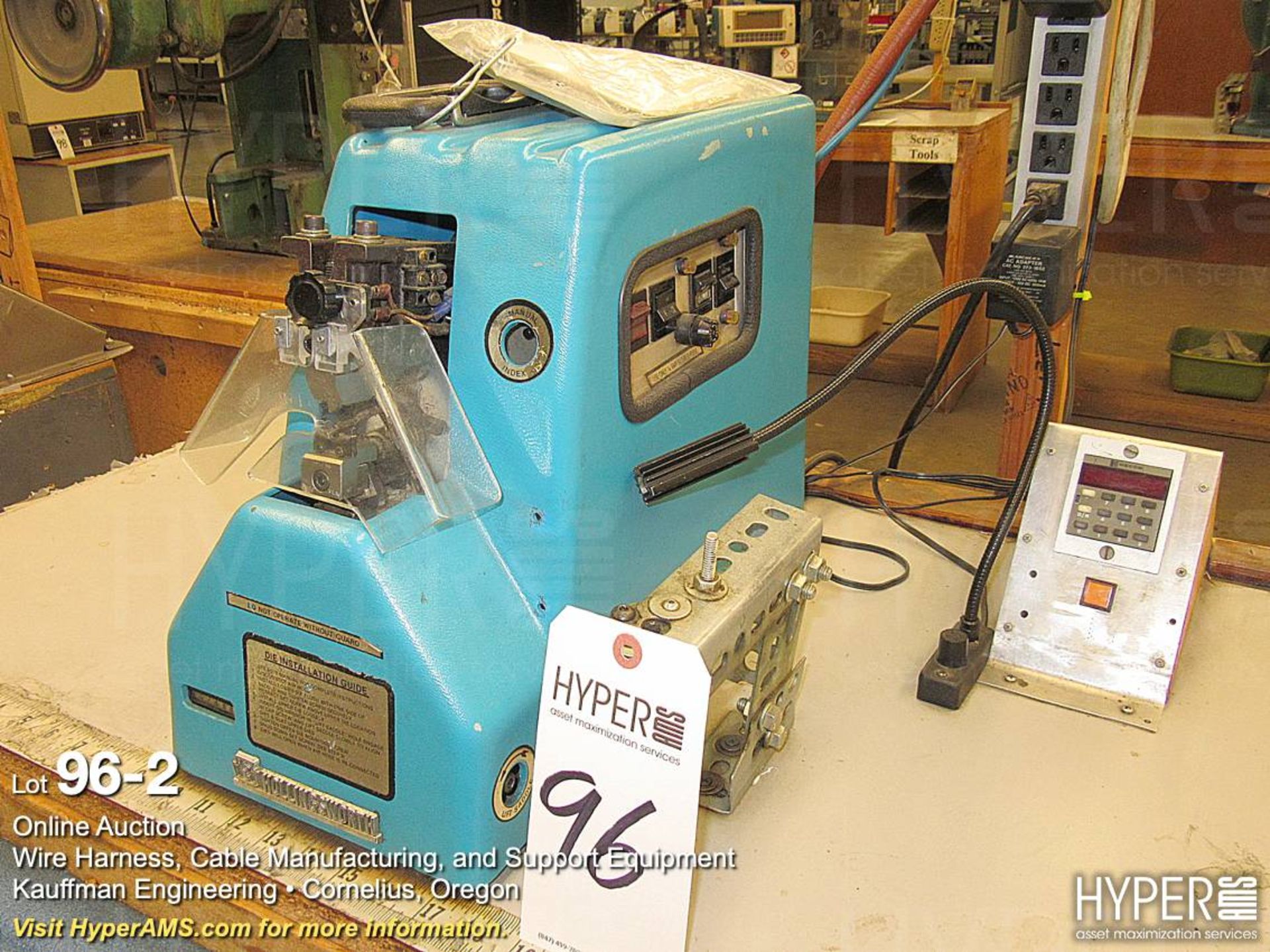 Hollingsworth model H-270 benchtop terminating crimping press - Image 2 of 5