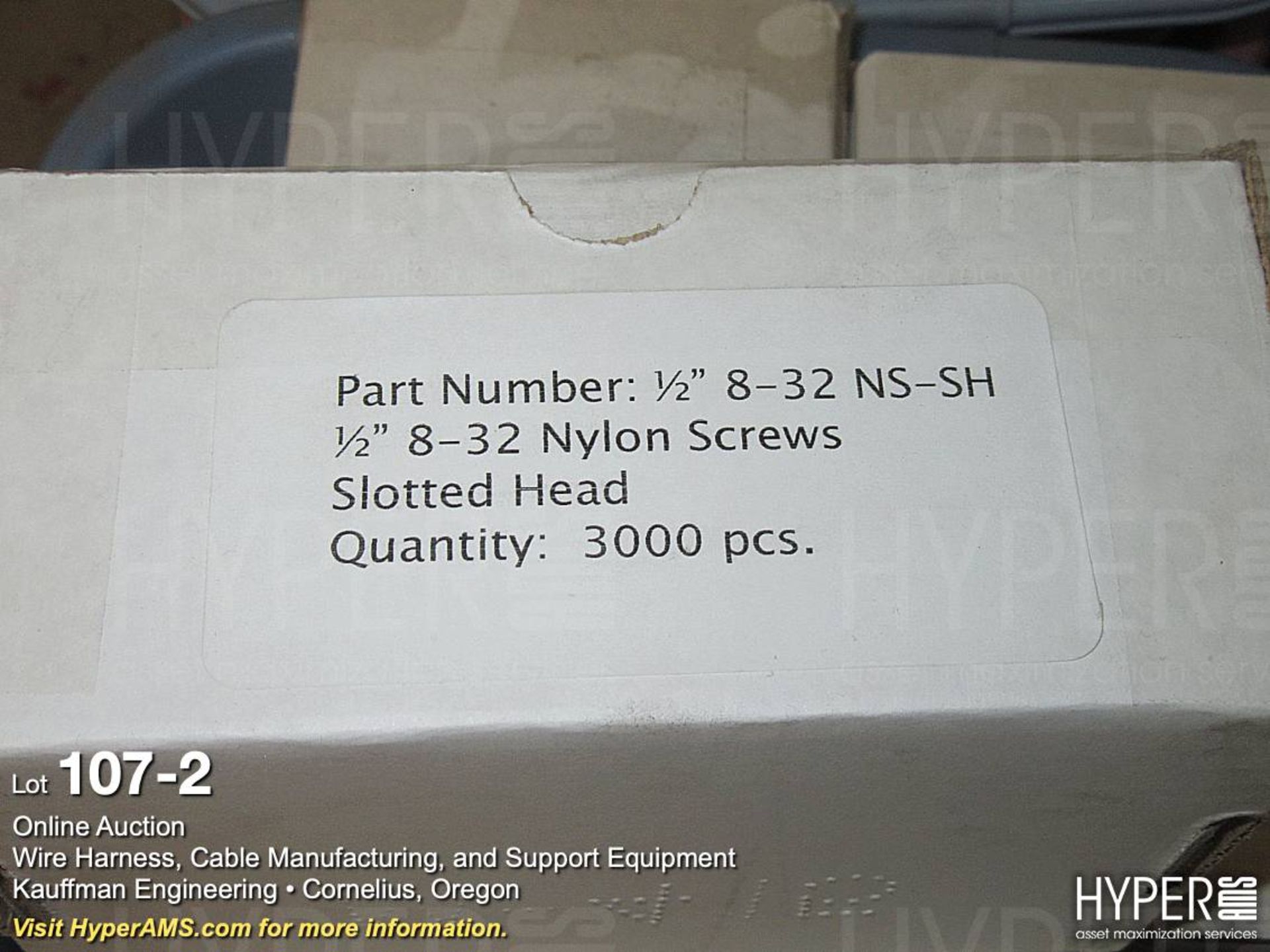 Pallet of assorted nylon, polycarbonate & metal hex key screws - Image 2 of 5