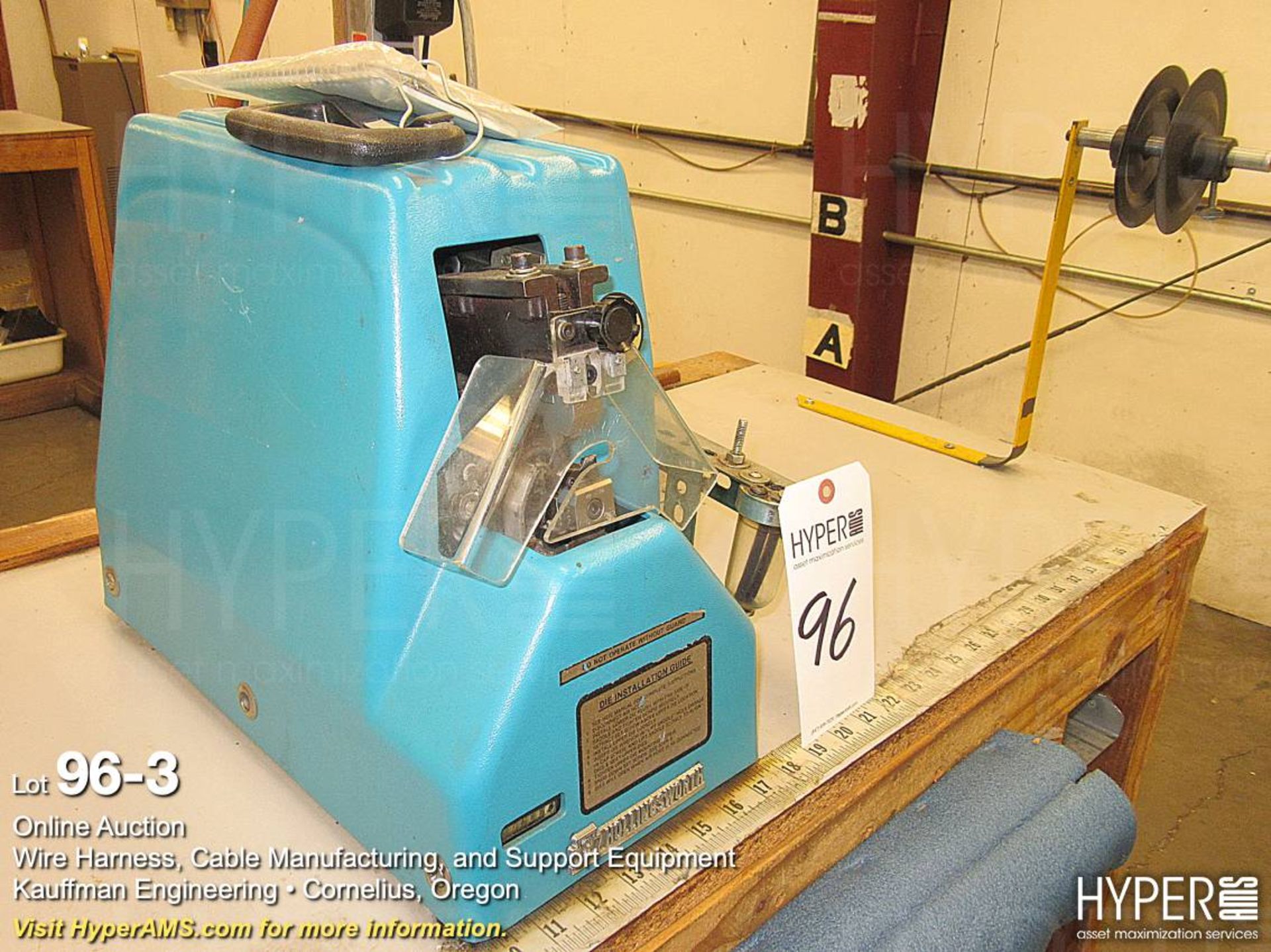 Hollingsworth model H-270 benchtop terminating crimping press - Image 3 of 5