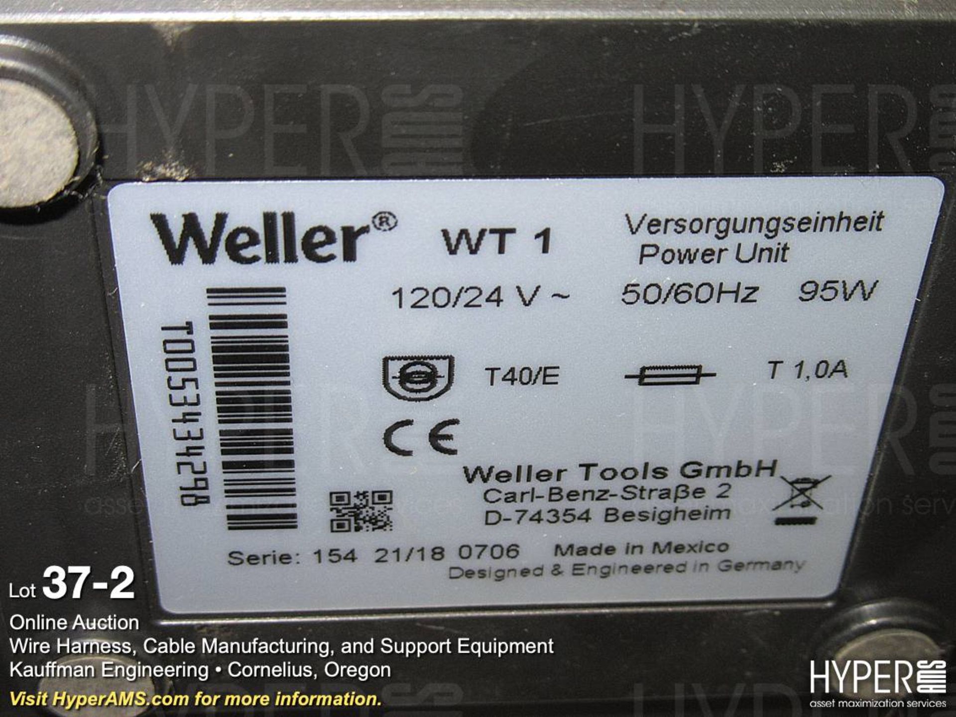 Weller WT1 digital soldering stations - Image 2 of 4