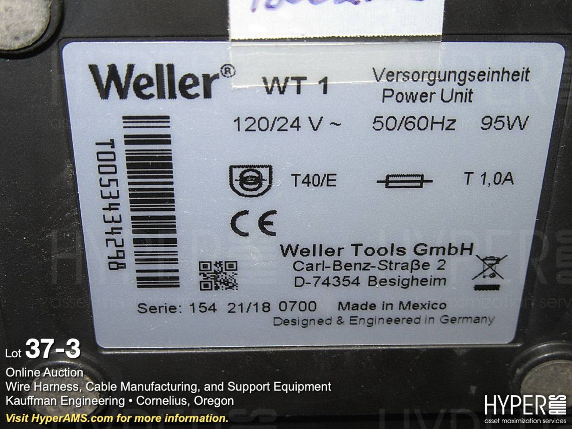 Weller WT1 digital soldering stations - Image 3 of 4