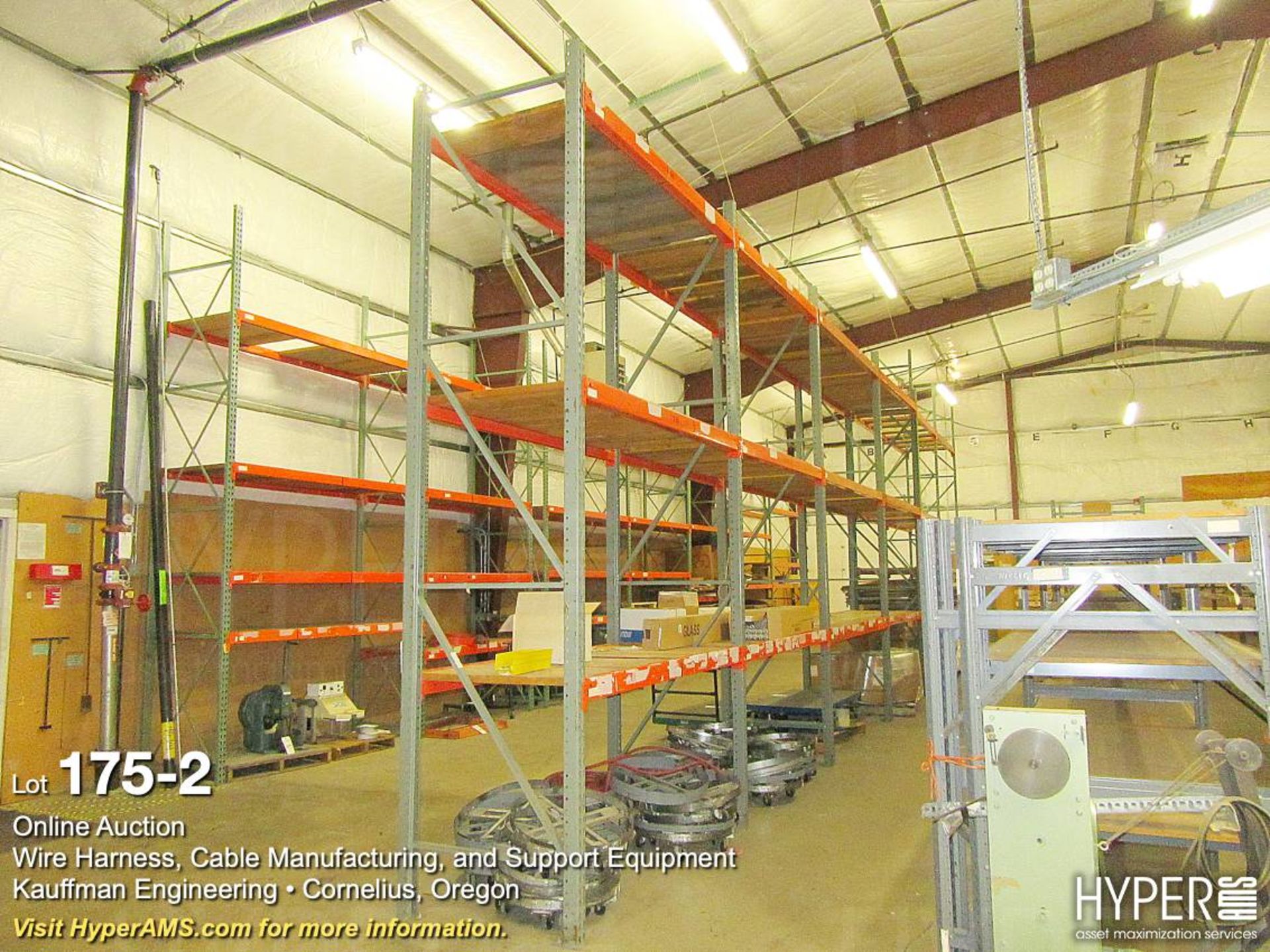 Sections of clip-on pallet racking - Image 2 of 4