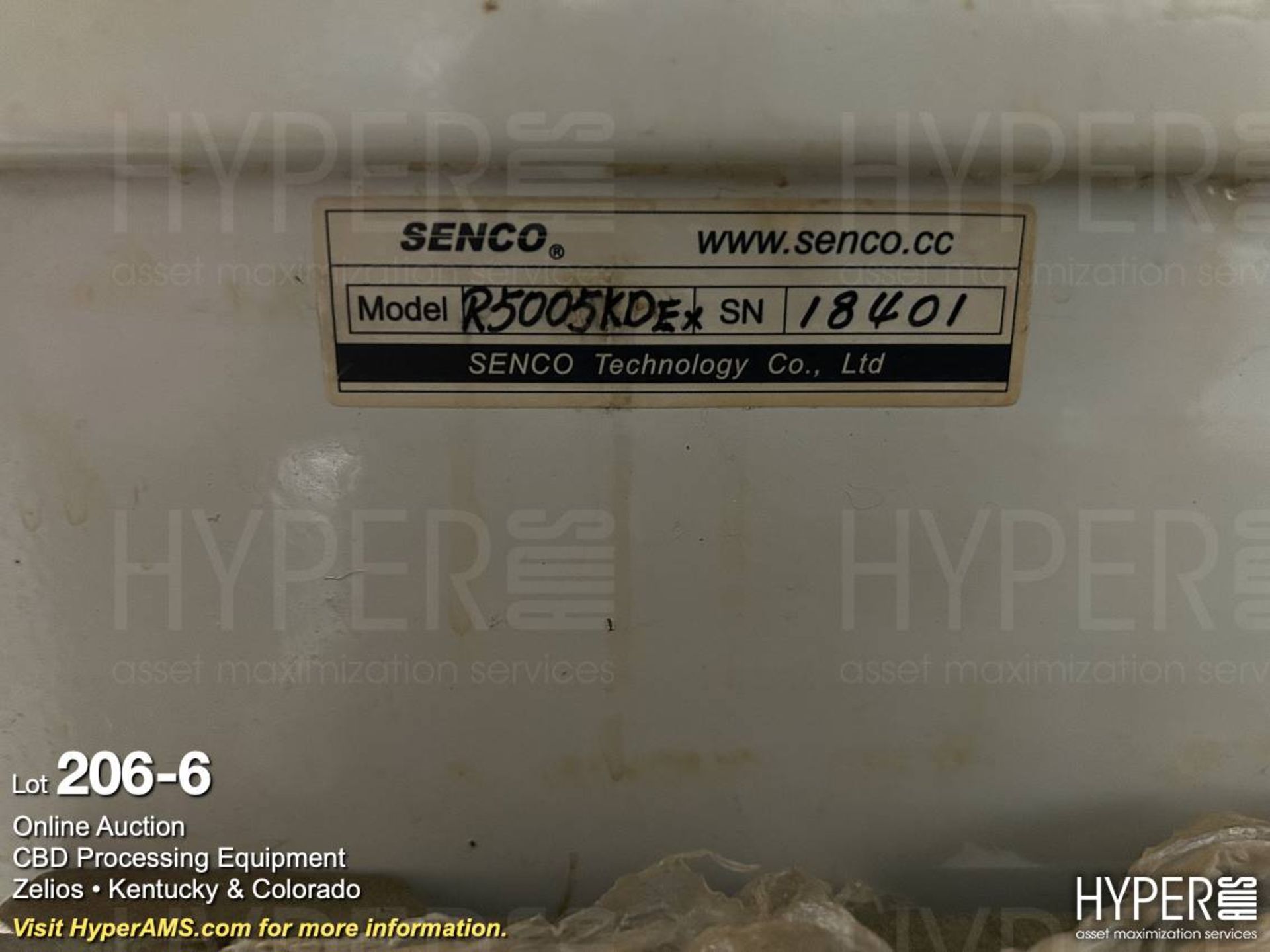Senco Model R5005KD Rotary Evaporator, S/n 18401; - Image 6 of 9