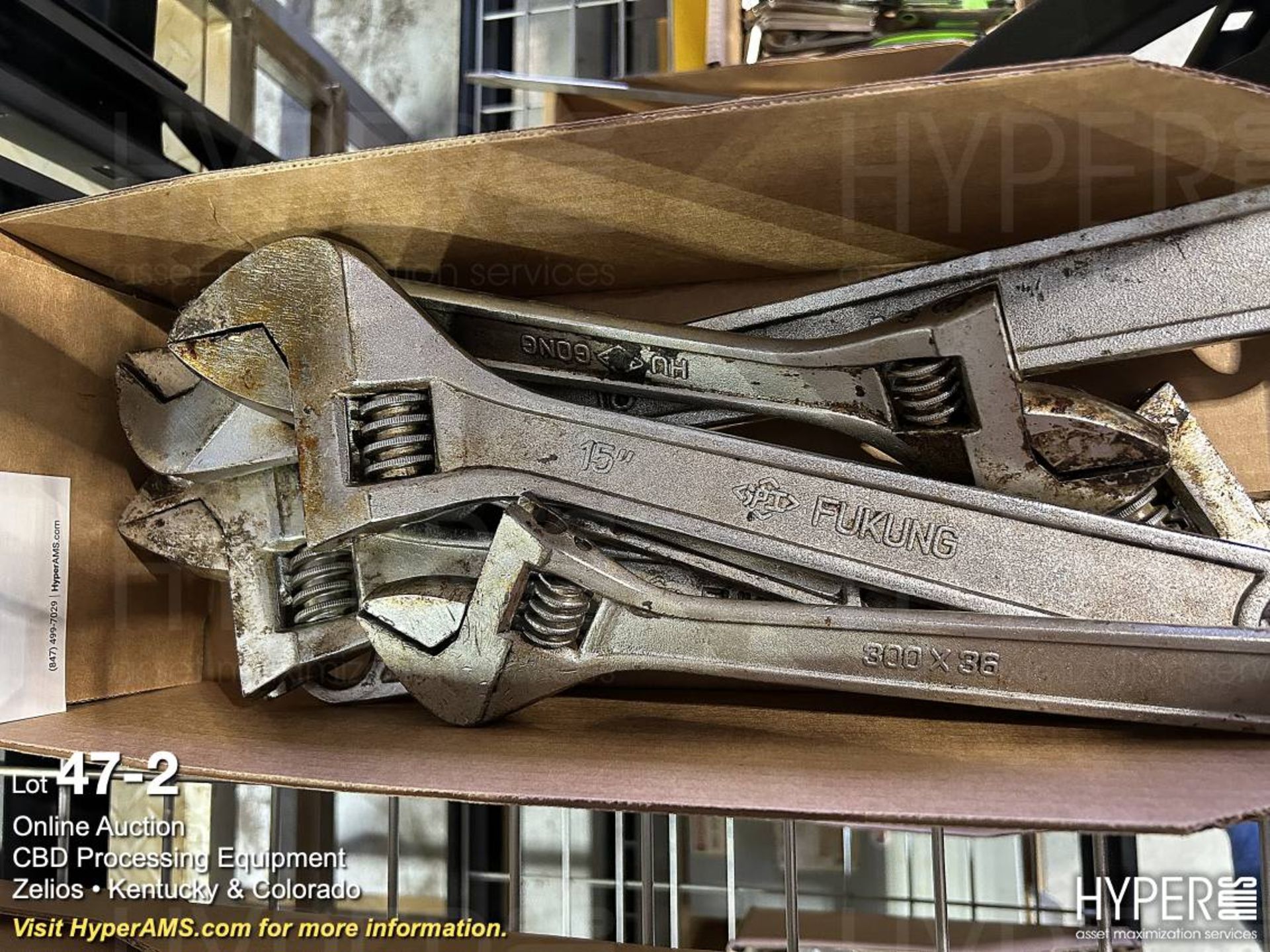 Lot - Adjustable Wrenches in (1) Box - Image 2 of 2