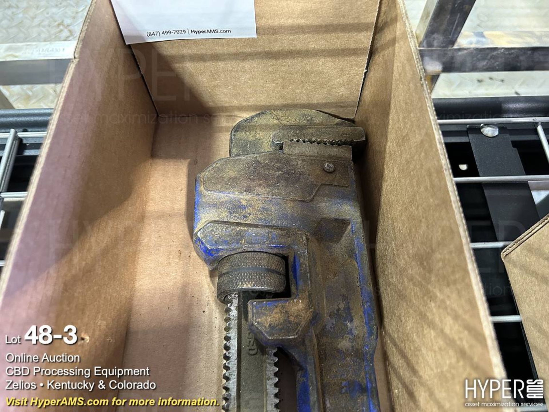 Kobalt 24 in. Pipe Wrench with Ridgid C-14 Chain W - Image 3 of 3