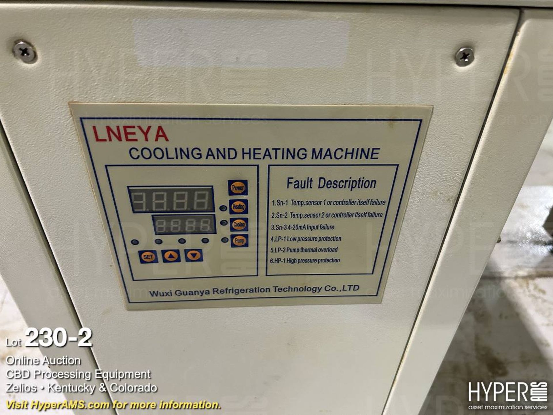 Lneya Model UC-182 Electric Chiller/Heater, S/n 81 - Image 2 of 4