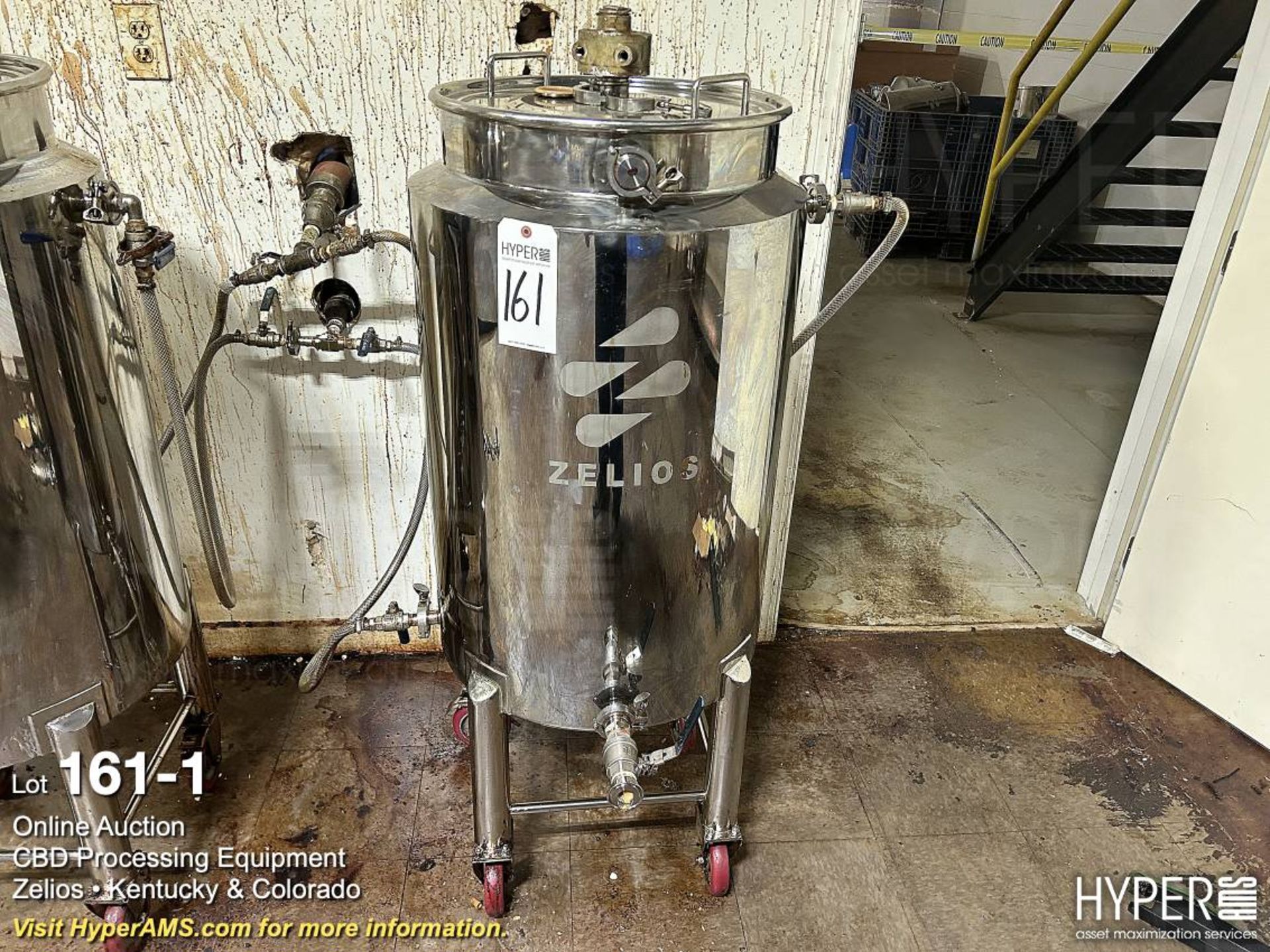 Approx. 30-Liter Stainless Steel Jacked Vessel