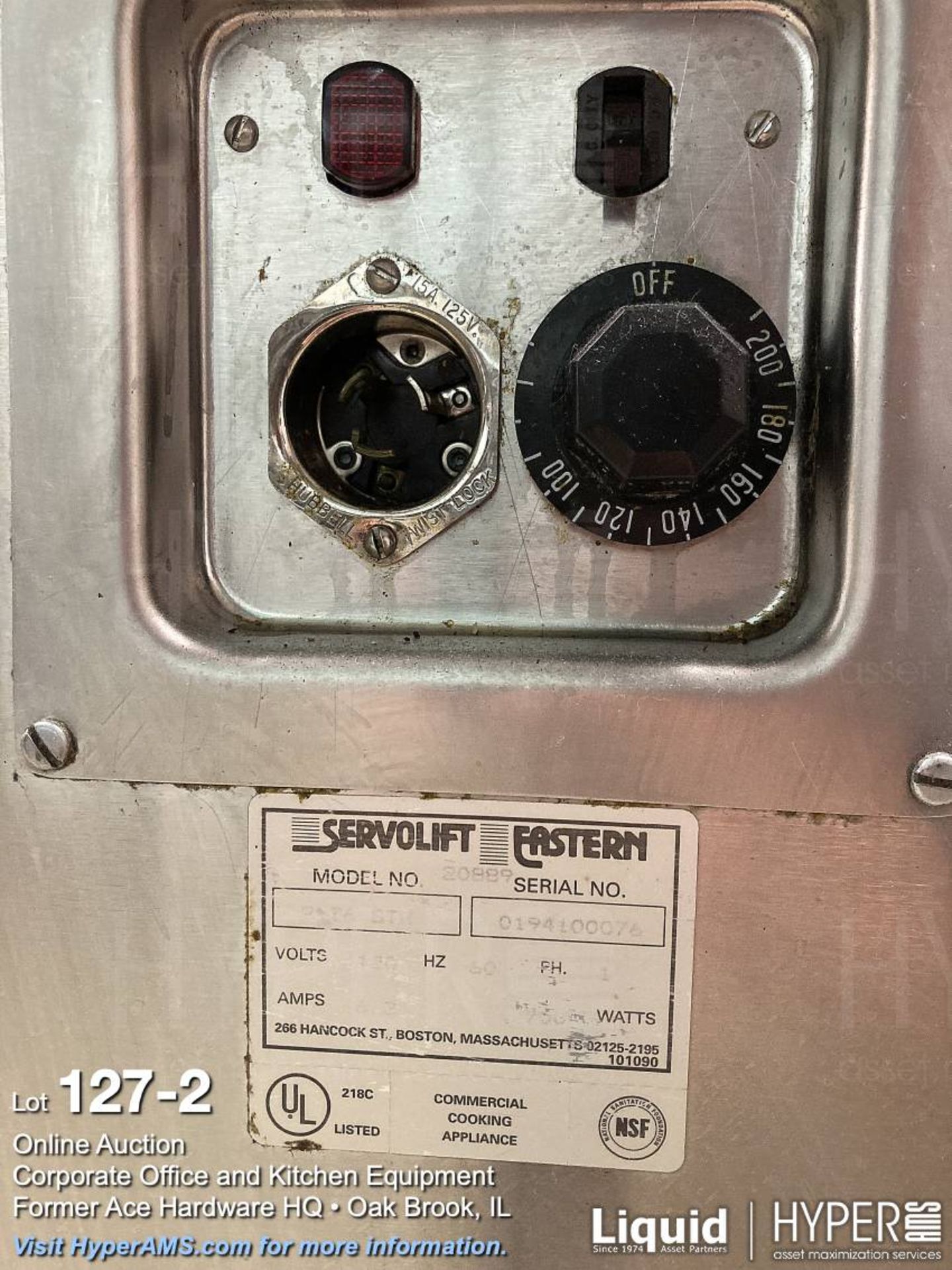 (Lot) (2) Servolift Eastern 2AT6 mobile plate dispenser - Image 3 of 3