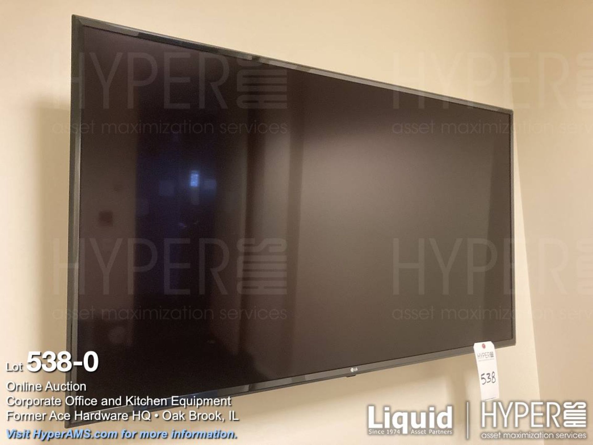 56" LG flat screen TV