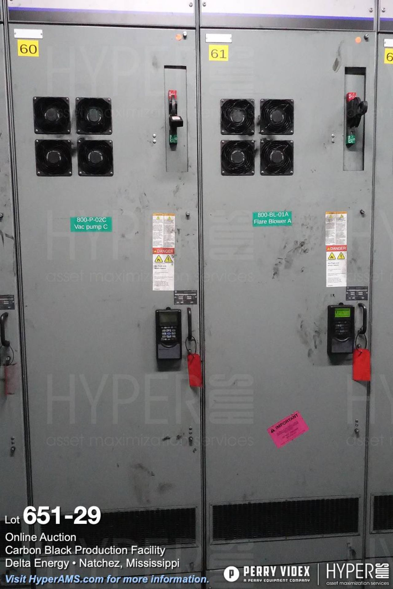 Large lot of MCC centers, electrical controls, breakers and building power components - Image 29 of 75