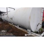 10000 gallon horizontal drum skid tank, carbon steel (Tank #7)