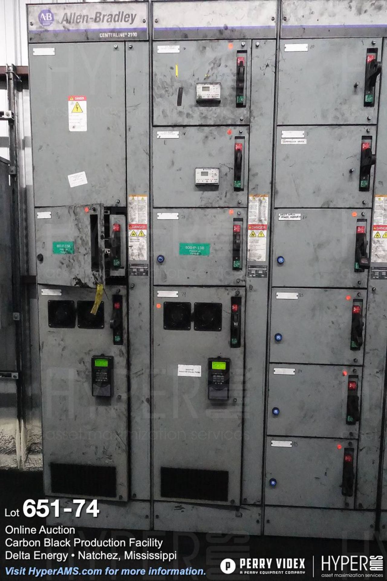 Large lot of MCC centers, electrical controls, breakers and building power components - Image 74 of 75