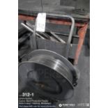Banding cart with spool plastic band, tools