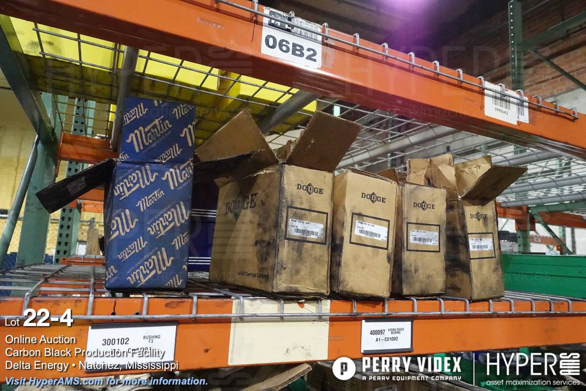 Contents Rack with Dodge bearings, fuses, pillow blocks, fittings, lubricants and more - Image 4 of 23