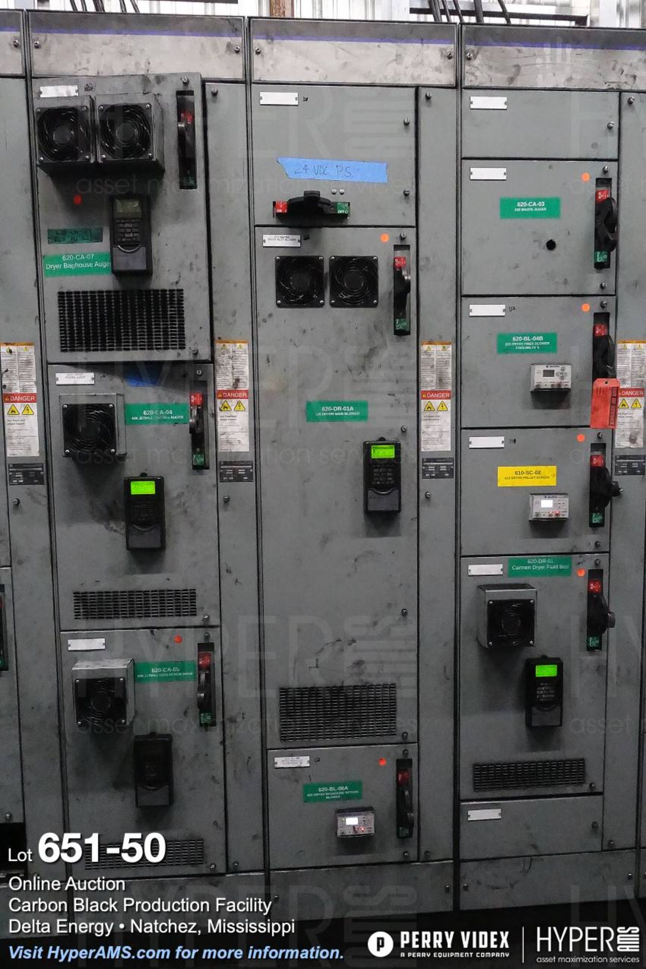 Large lot of MCC centers, electrical controls, breakers and building power components - Image 50 of 75