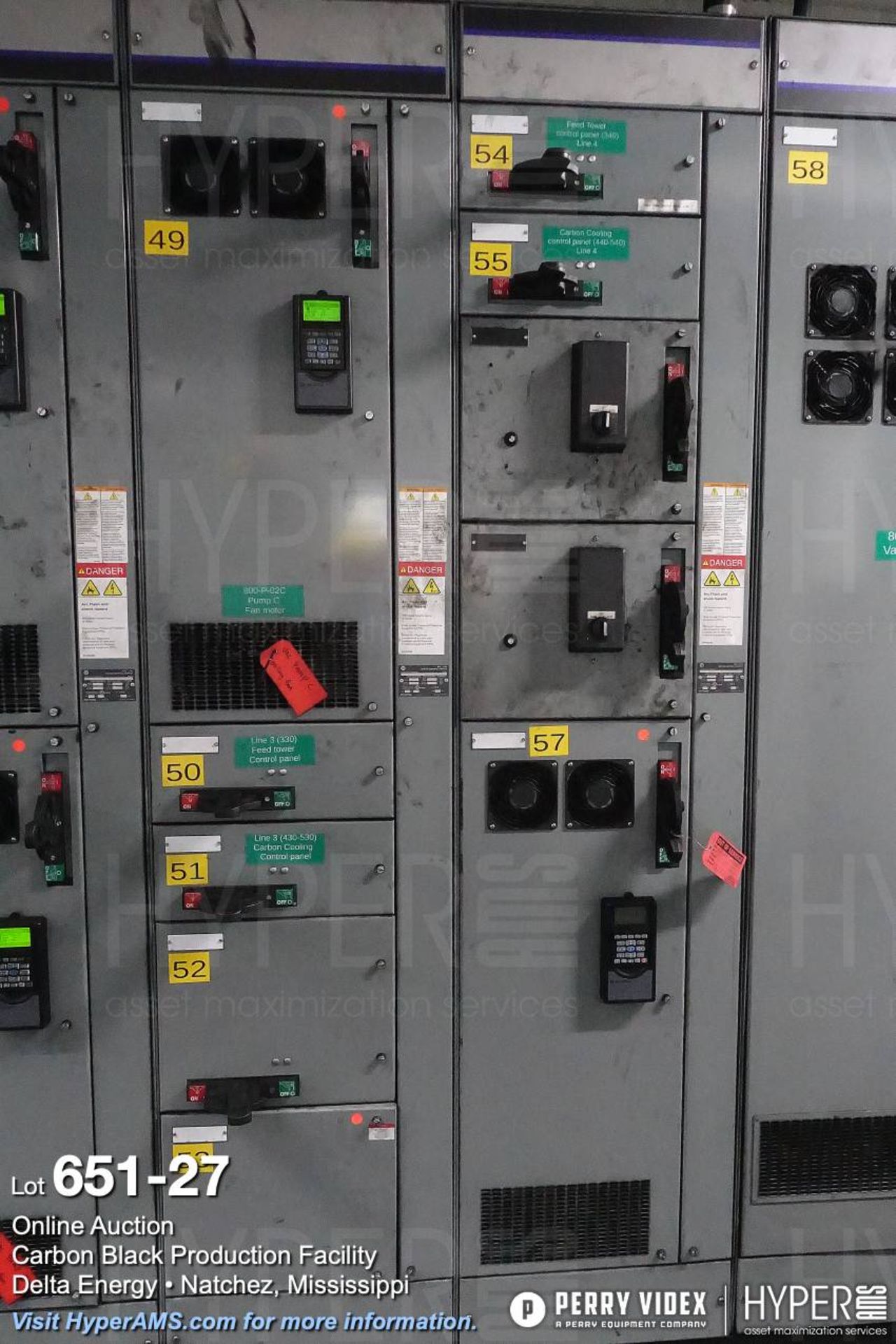 Large lot of MCC centers, electrical controls, breakers and building power components - Image 27 of 75
