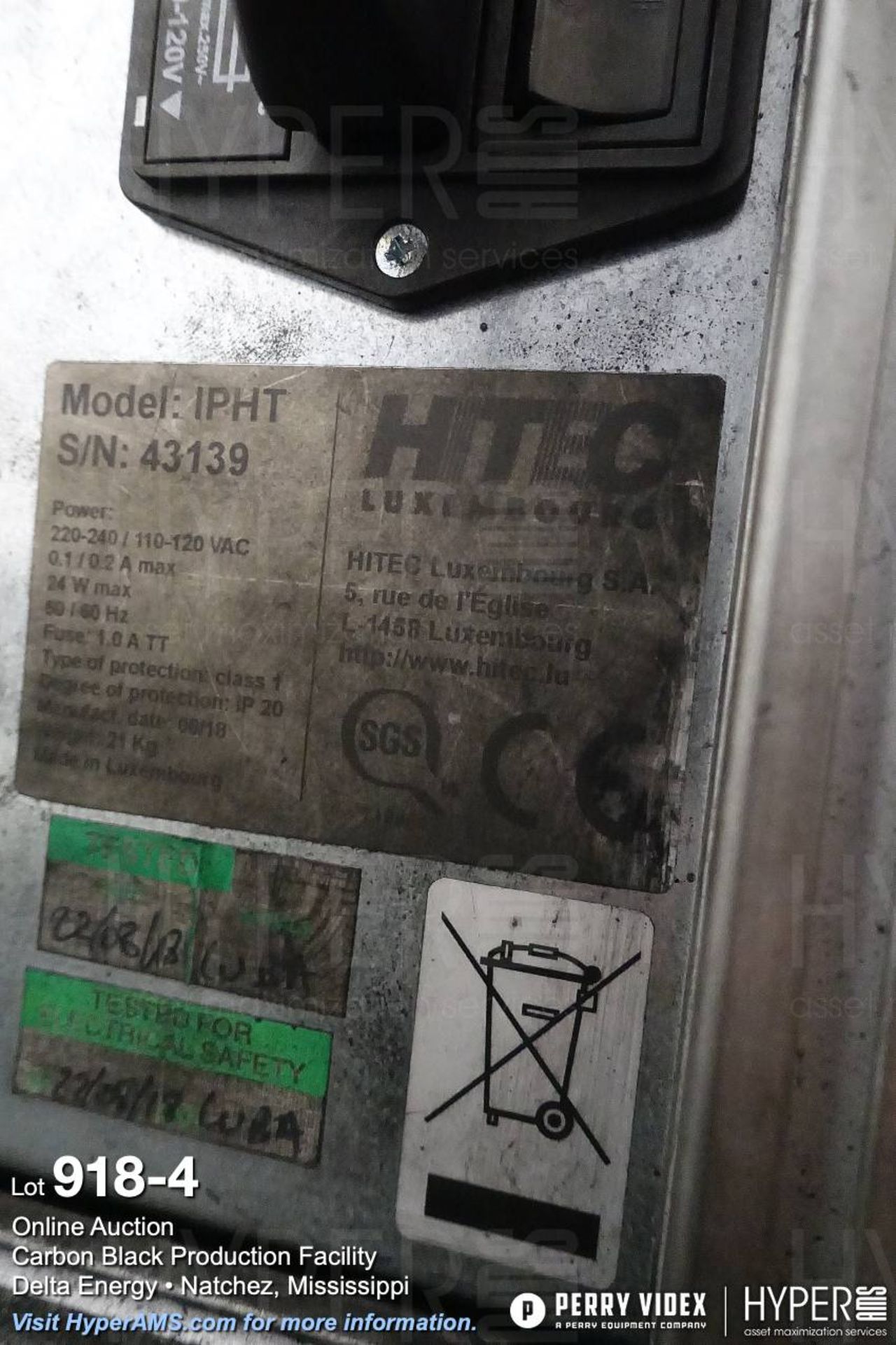 Hitec IPHT pellet hardness tester - Image 4 of 5