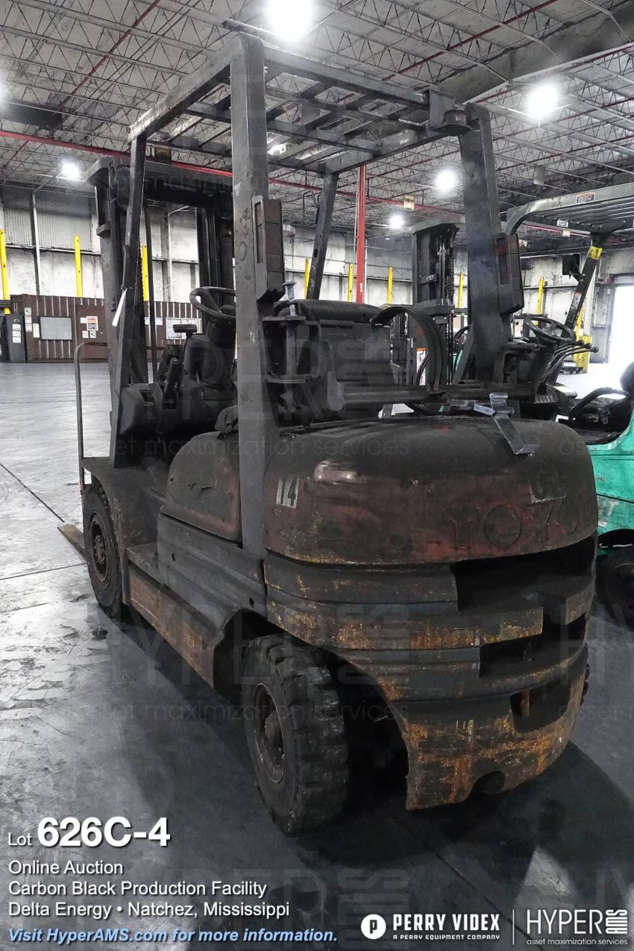 Toyota 5000# LP forklift 42-6FGU25 - Image 4 of 5