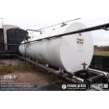 10000 gallon horizontal drum skid tank, carbon steel (Tank #6)