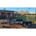 2020 Barrentine Utility trailer, tandem axle, 7000# GVWR