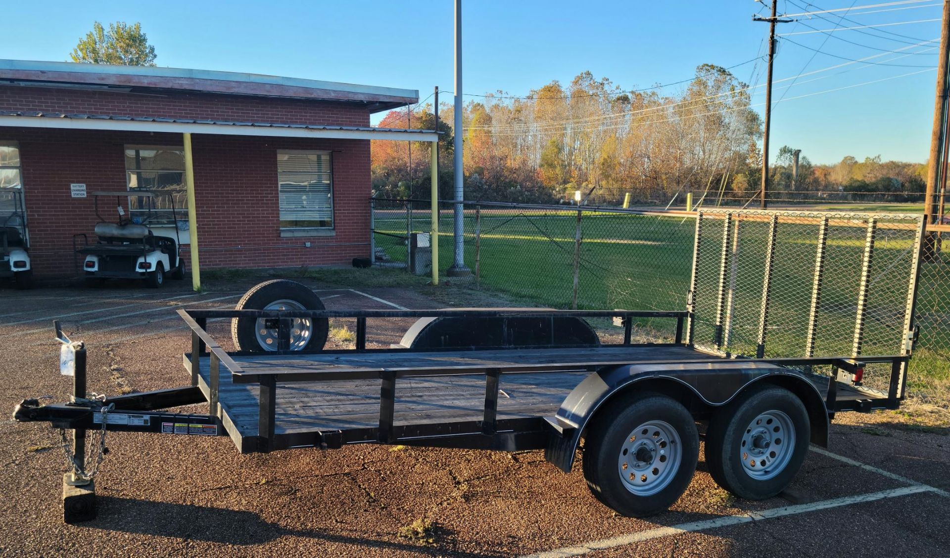 2020 Barrentine Utility trailer, tandem axle, 7000# GVWR