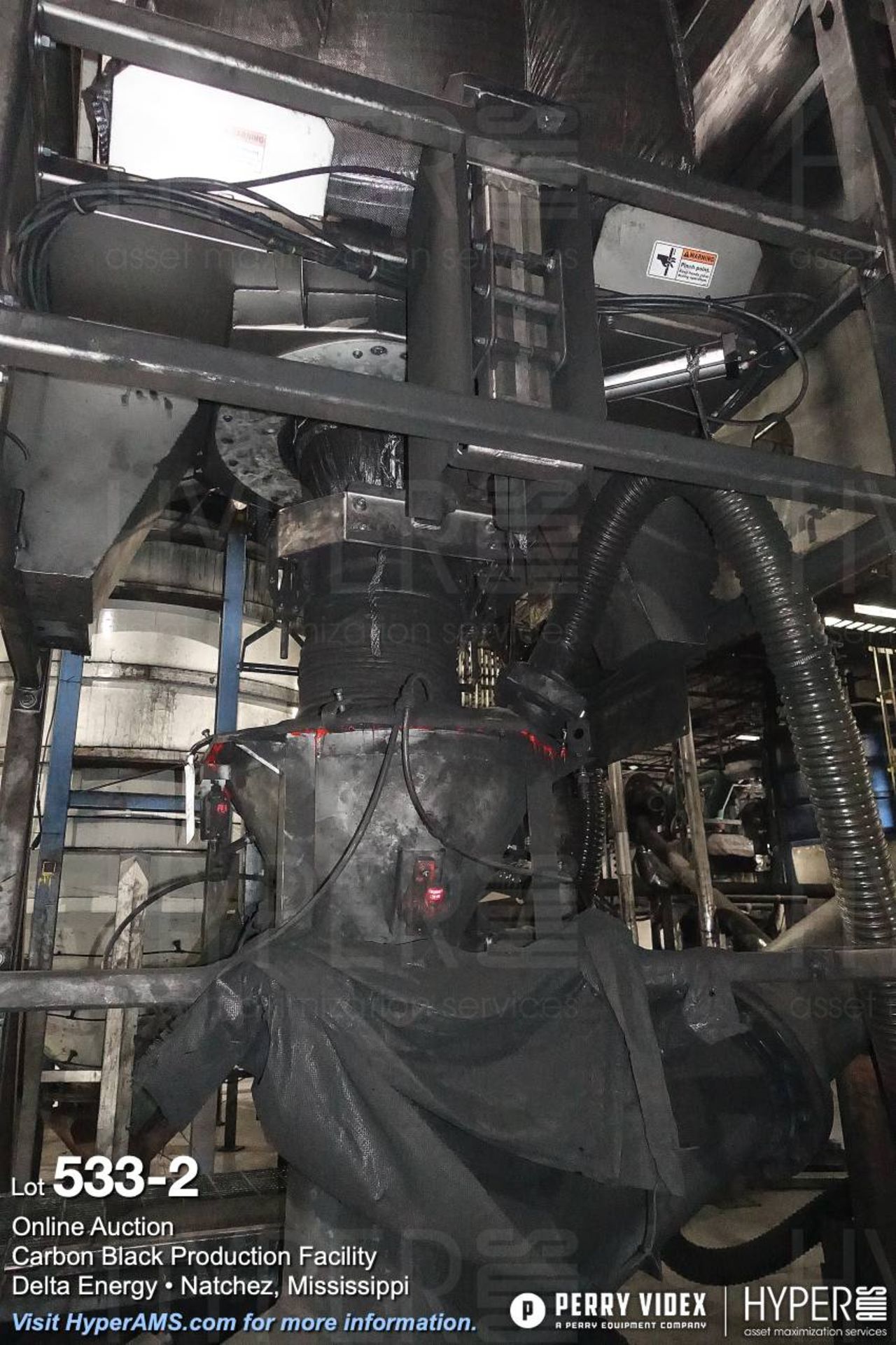 Carbon reclaim system with Flexicon Super sack loader, Eriez Magnetic separator, more - Image 2 of 9