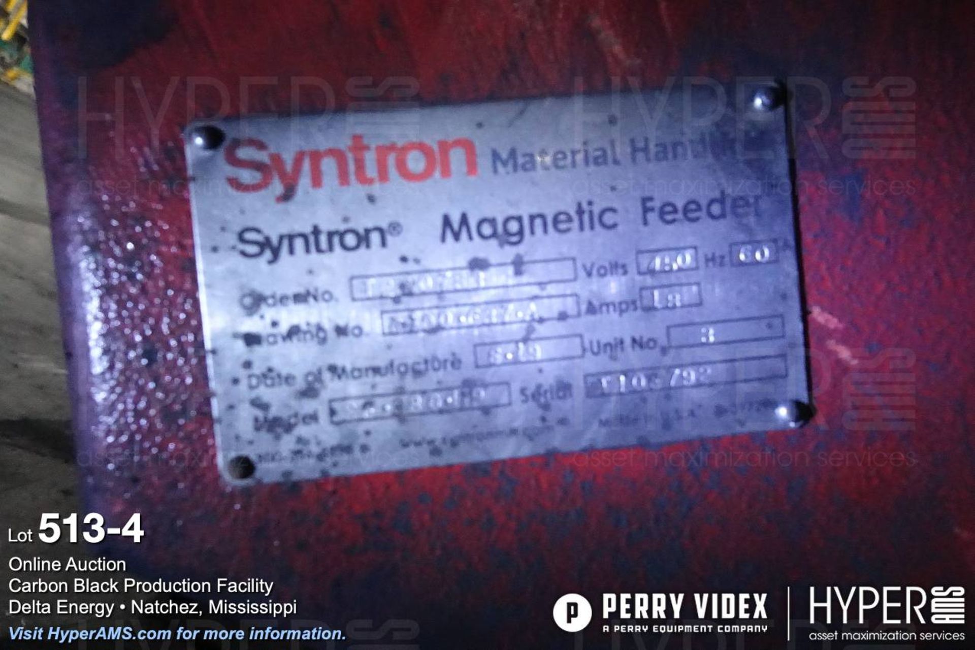 Syntron electromagnetic feeder SF-380-HP - Image 4 of 4