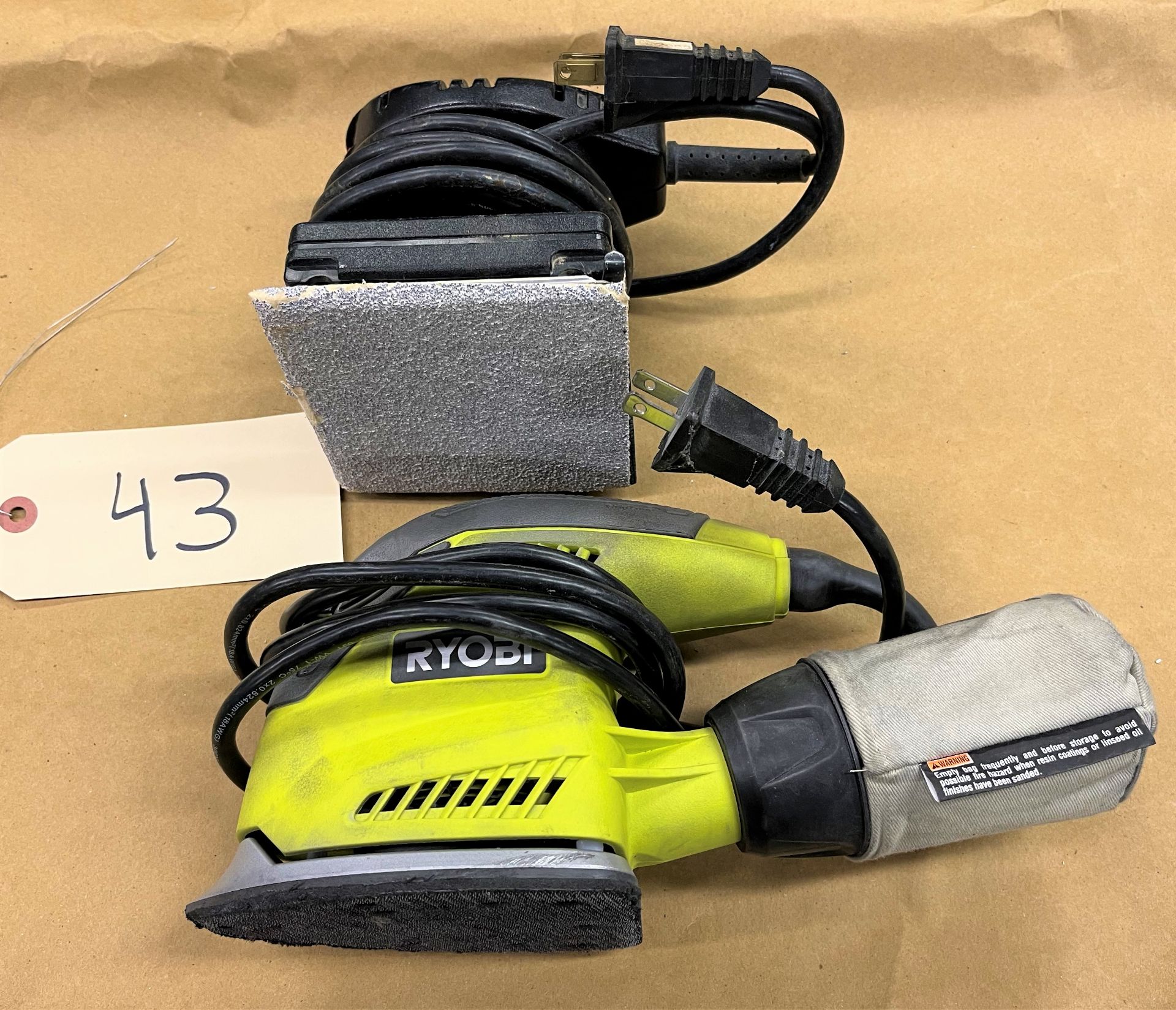 Craftsman & Ryobi Electric Vibratory Sanders