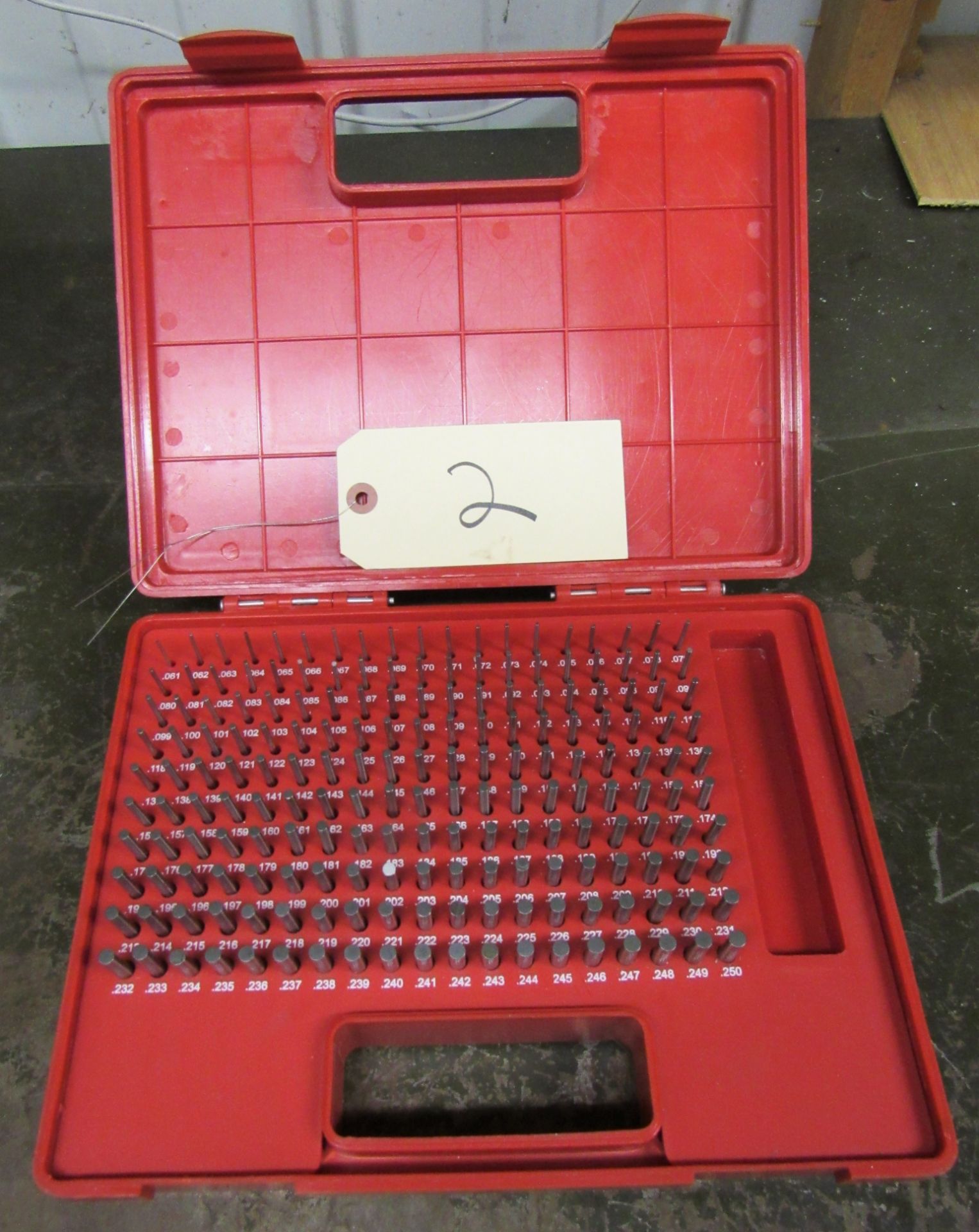 MSC .061-.250 Pin Gage Set