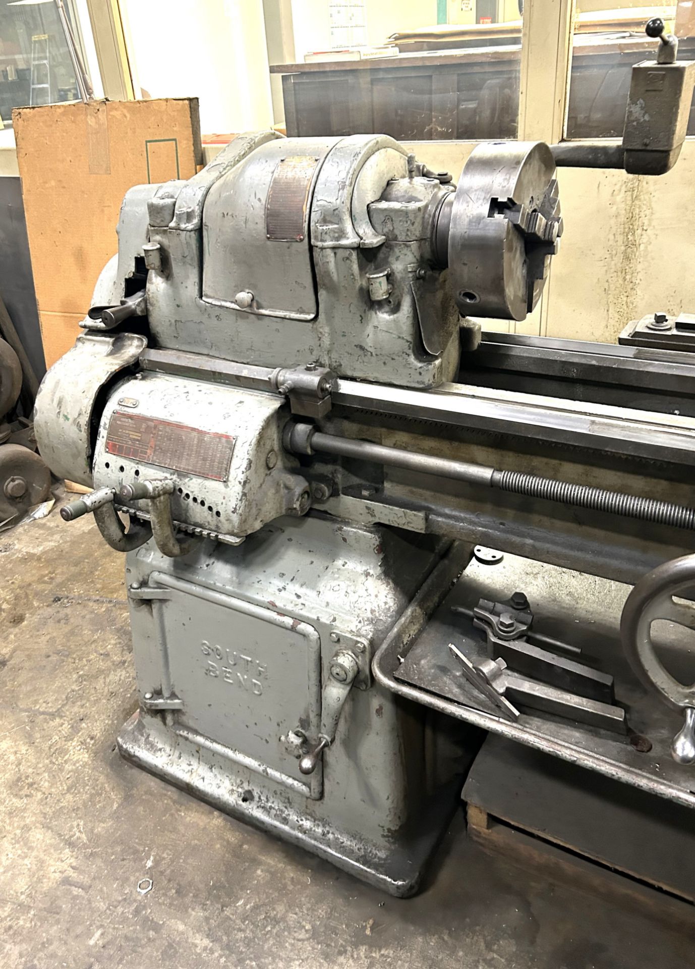 Southbend 16" x 44" Toolroom Lathe - S/N 5312HKR10, 10" 3 Jaw Chuck, Taper Attachment, Steady - Image 2 of 2