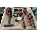 Ridgid No 2A Pipe Cutter, Ridgid No 133 Pipe Cutter, Ridgid Pipe Wrenches