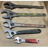 5- Crescent Wrenches