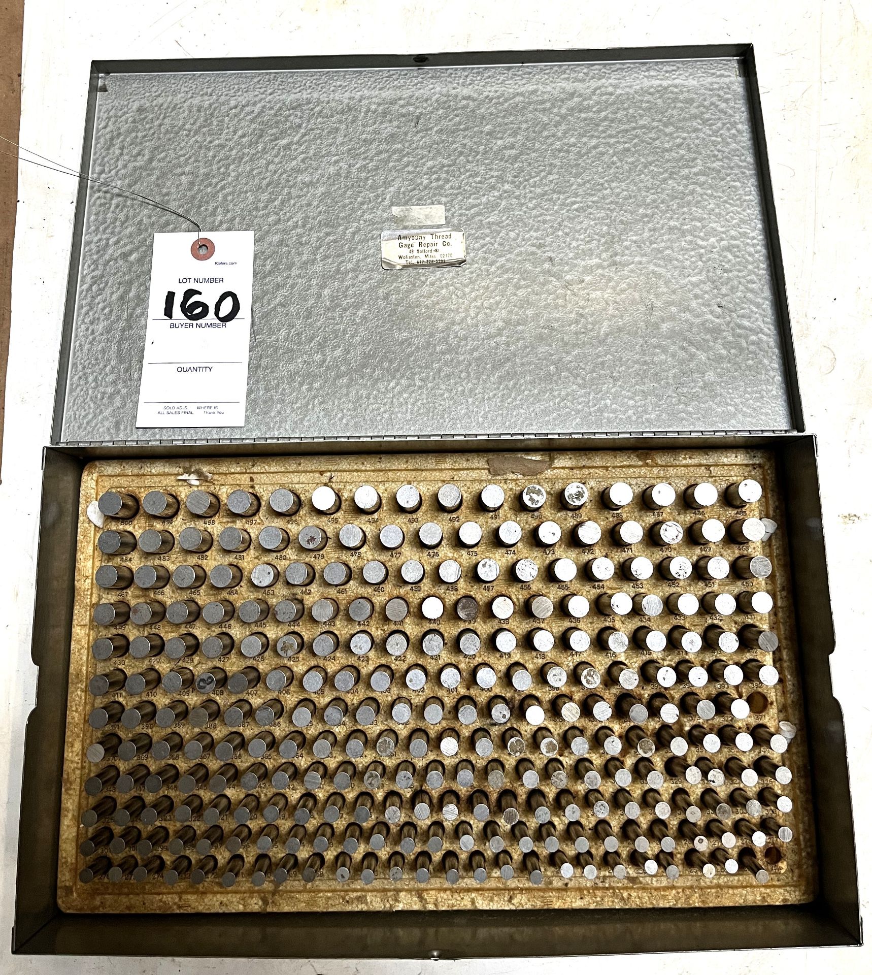 Meyer Gage Pin Set, .250 to .500